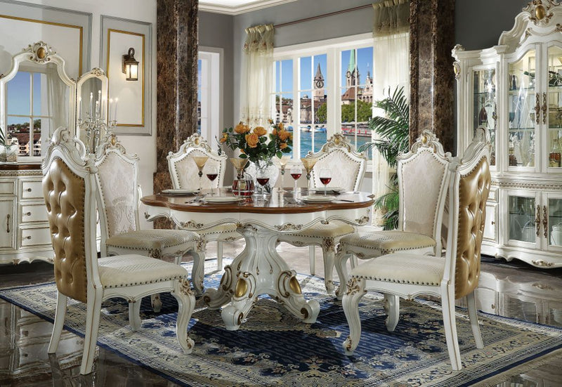 Picardy - Dining Table - Antique Pearl & Cherry Oak - Urban Living Furniture (Los Angeles, CA)