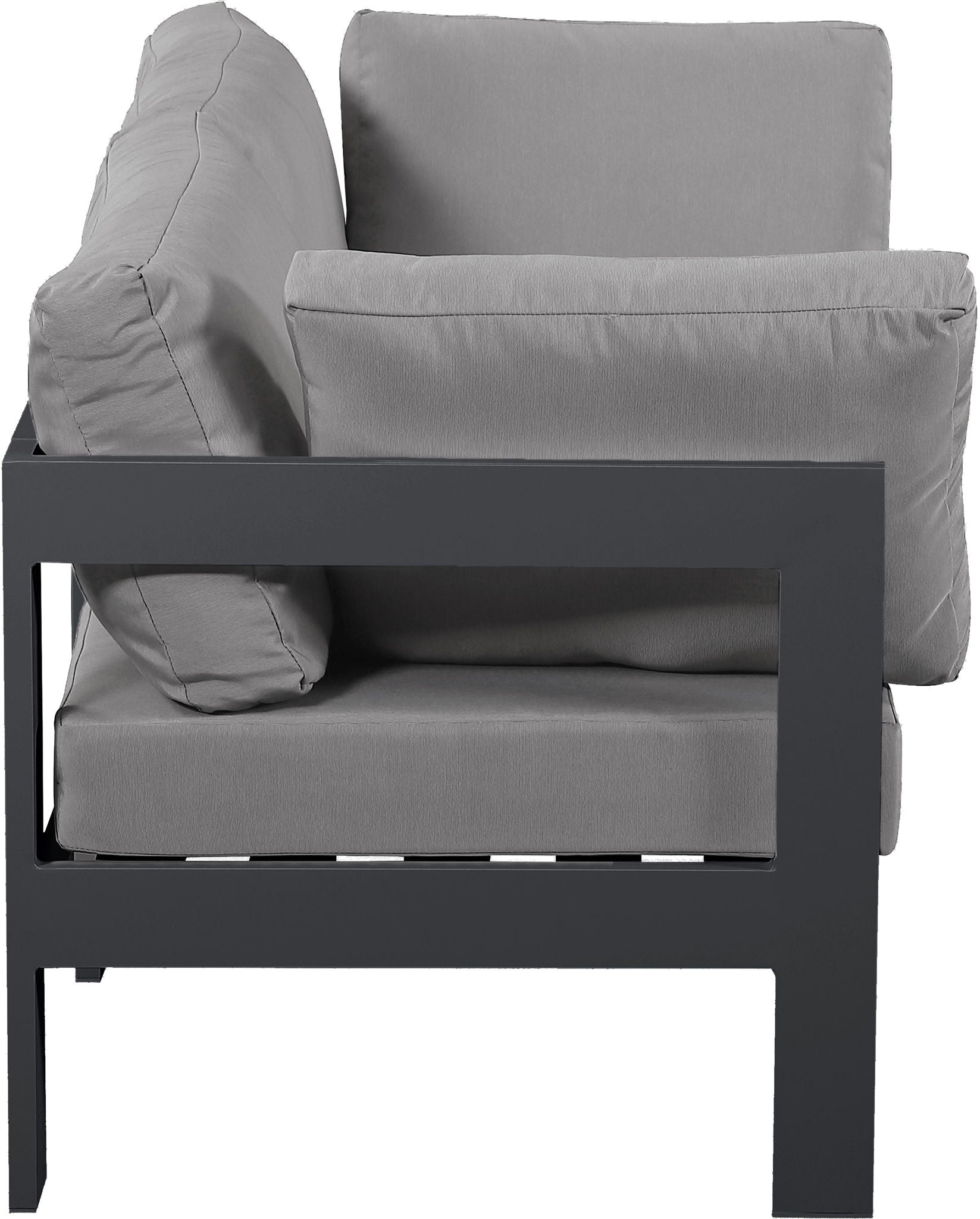 Nizuc - Outdoor Patio 2 Seat Modular Sofa With Gray Frame - Urban Living Furniture (Los Angeles, CA)