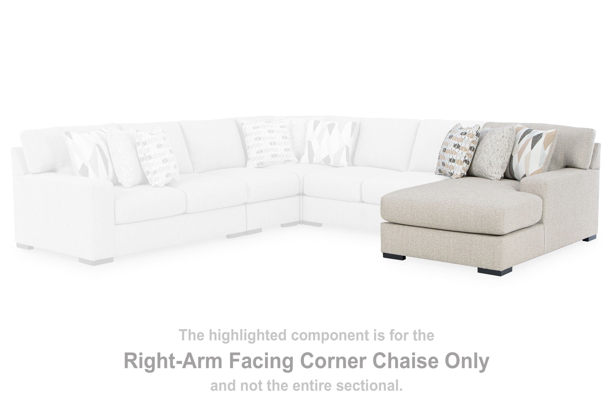 LaureLGrove - Pebble - RAF Corner Chaise - Urban Living Furniture (Los Angeles, CA)