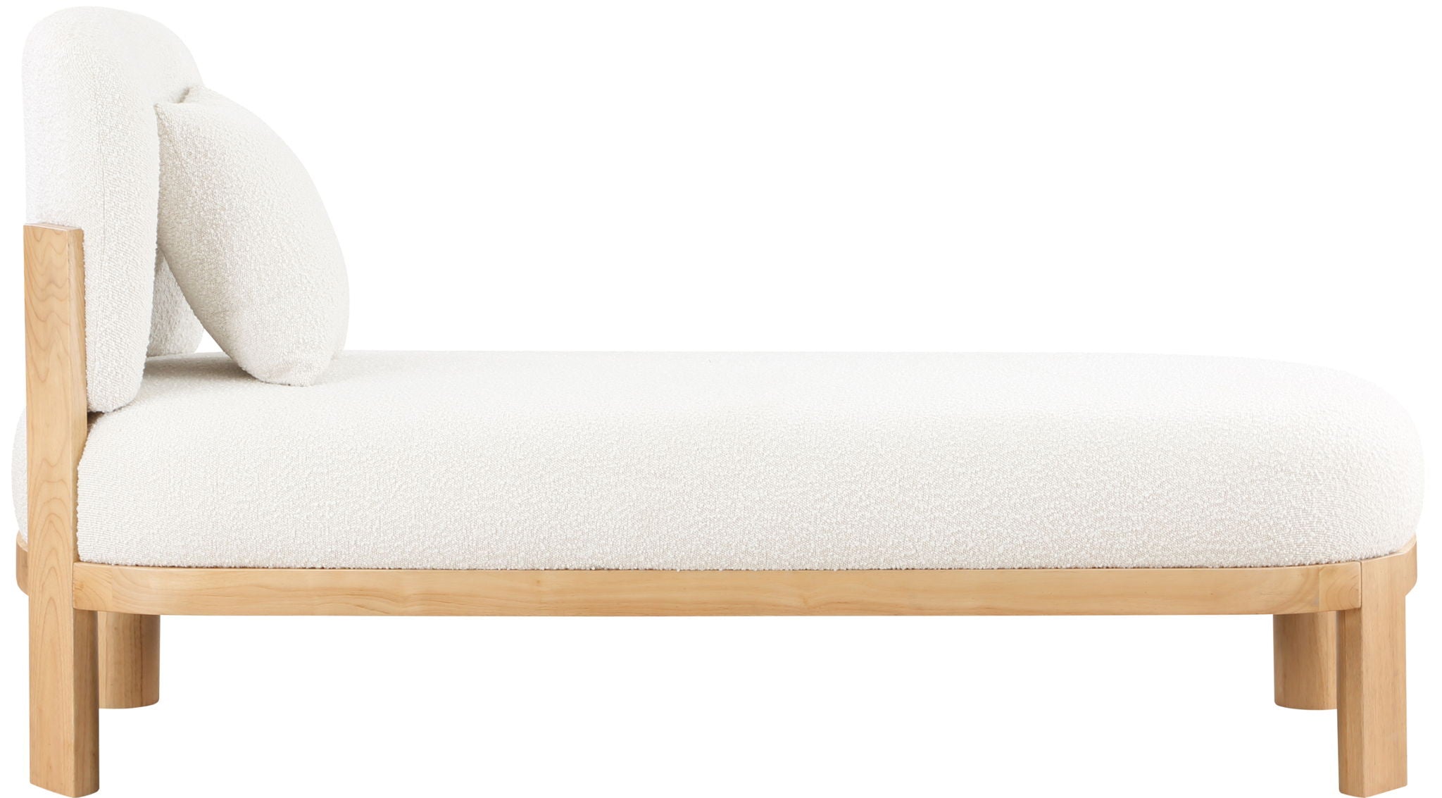 Maybourne - Chaise / Bench With Natural Frame