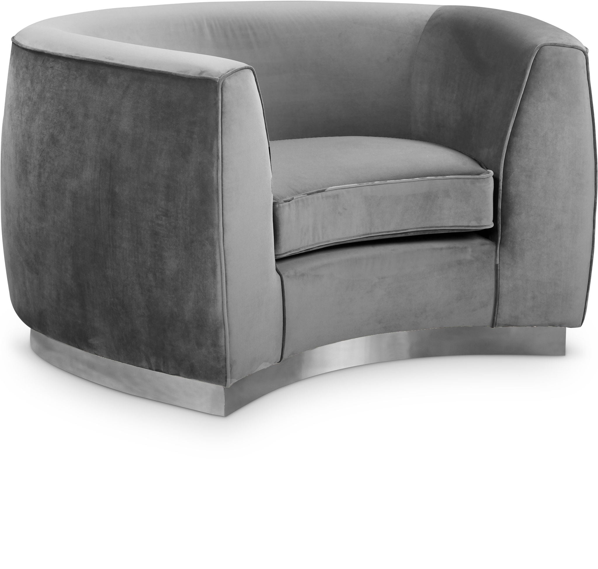 Julian - Chair with Chrome Base - Urban Living Furniture (Los Angeles, CA)