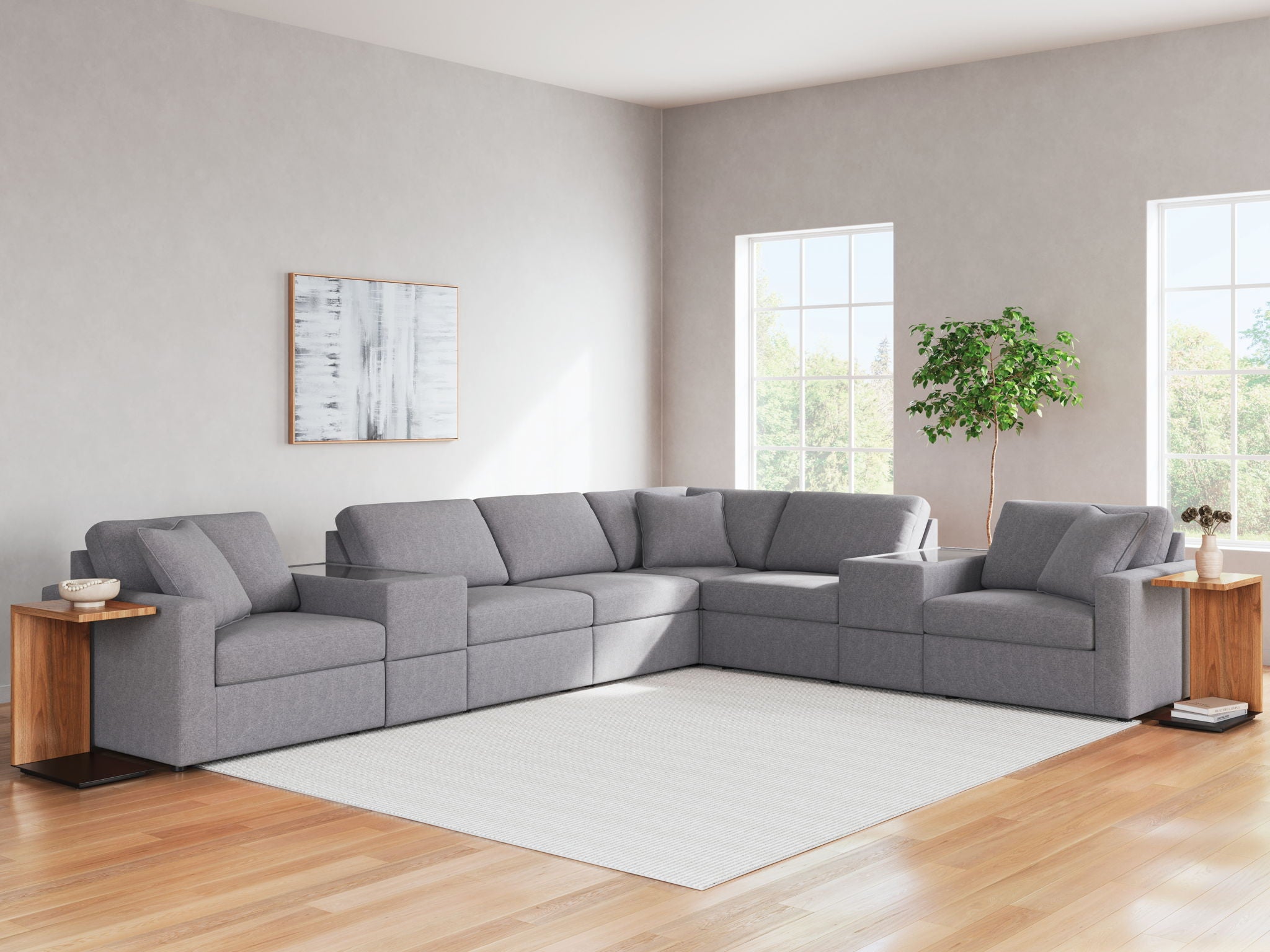 Modmax - Granite - Sectional - Urban Living Furniture (Los Angeles, CA)