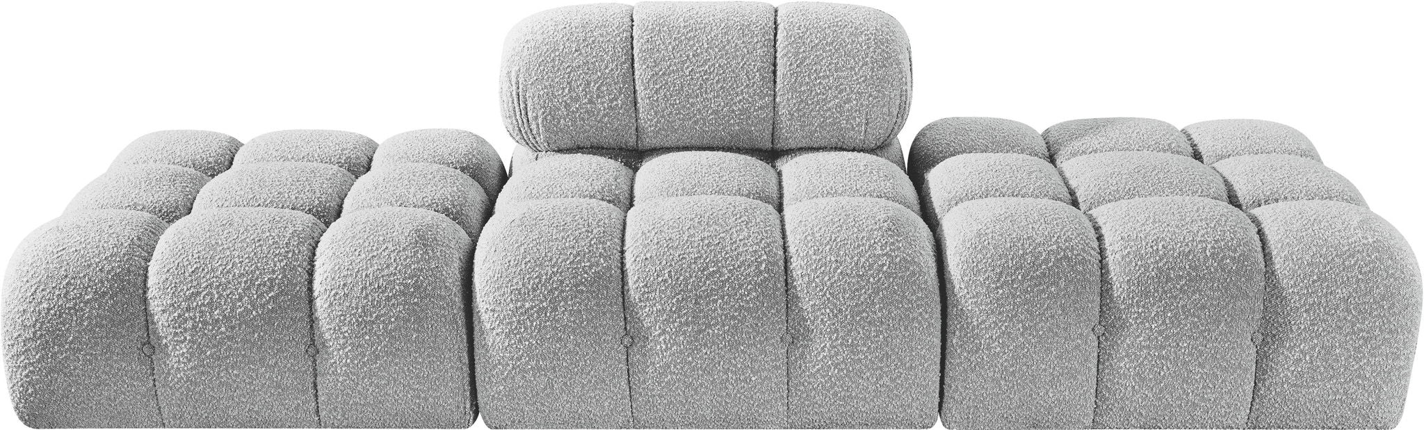 Ames - 3 Piece Boucle Upholstered Modular Sofa With 2 Backless Seats - Urban Living Furniture (Los Angeles, CA)