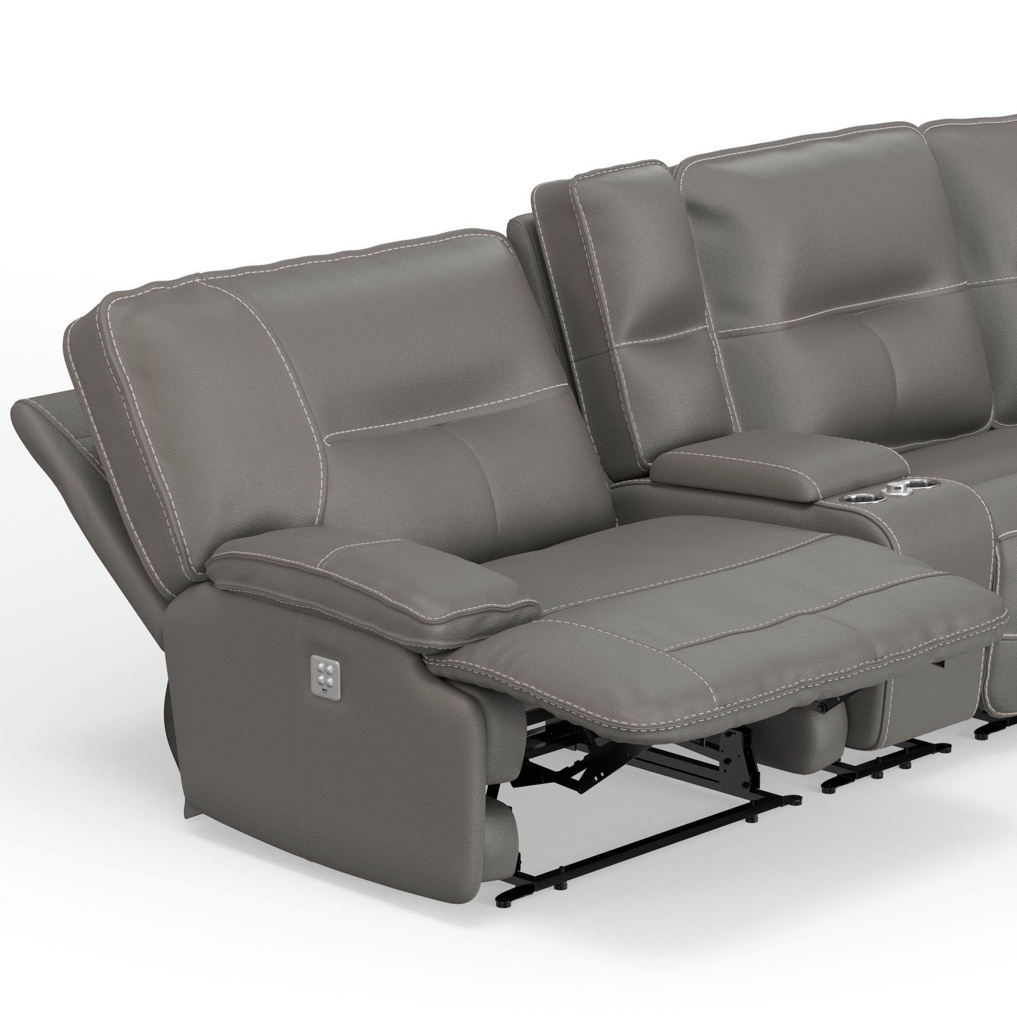 Spartacus - Power Reclining Sectional - Urban Living Furniture (Los Angeles, CA)