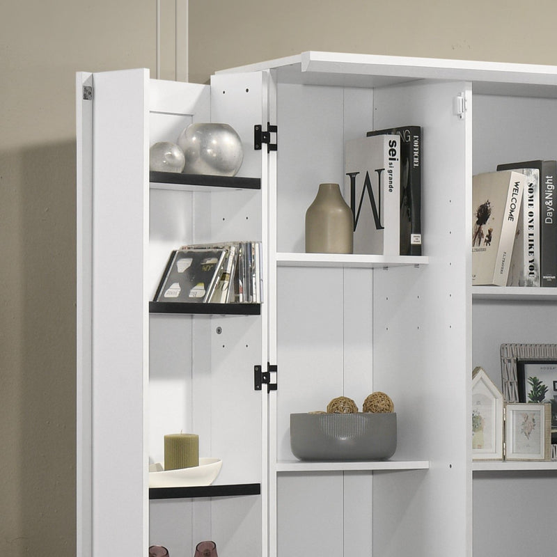 Lincoln - Storage Cabinet With Swing Out Storage Door - White - Urban Living Furniture (Los Angeles, CA)