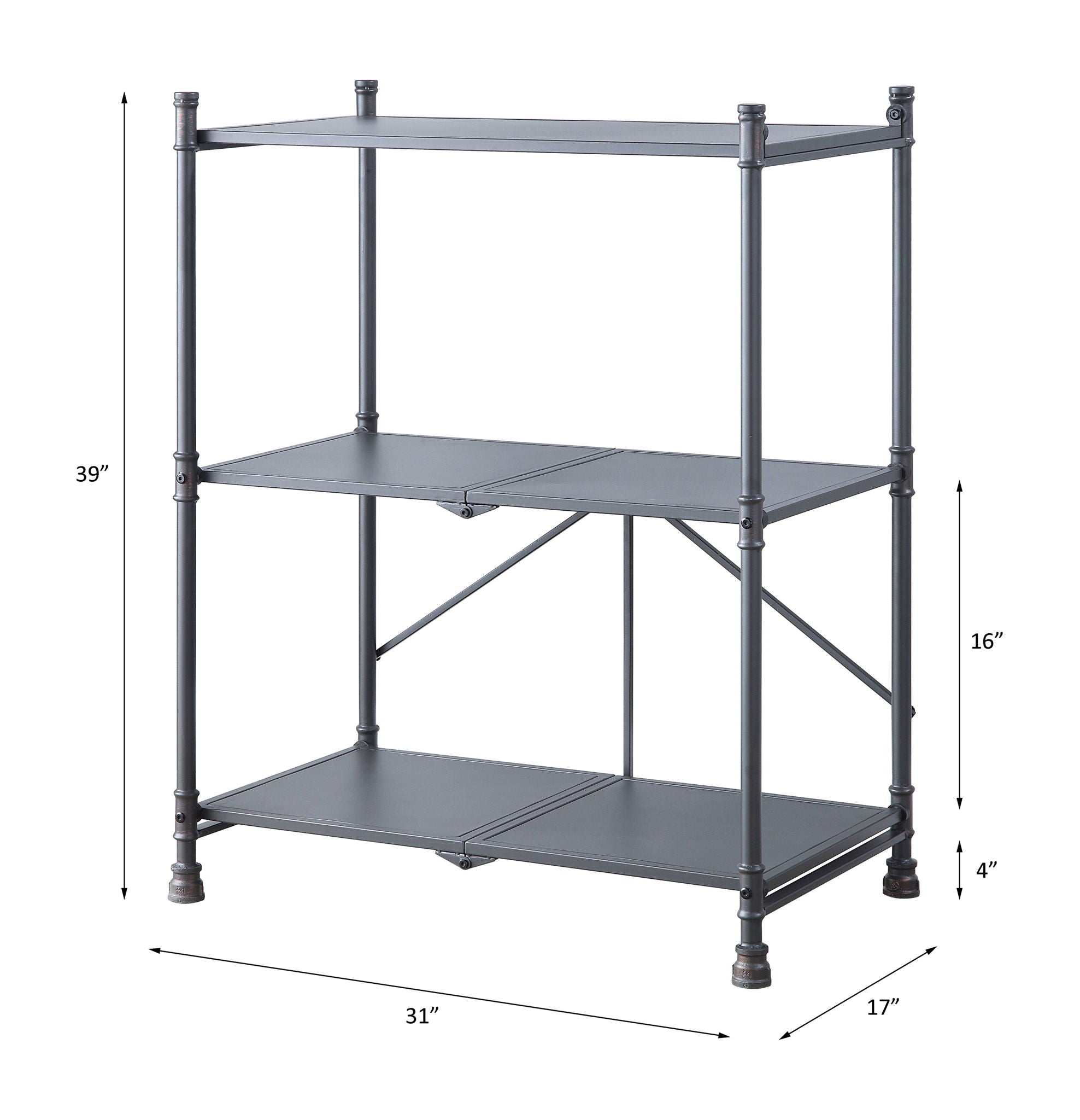 Cordelia - Console Table - Sandy Black, Dark Bronze Hand-Brushed - Urban Living Furniture (Los Angeles, CA)