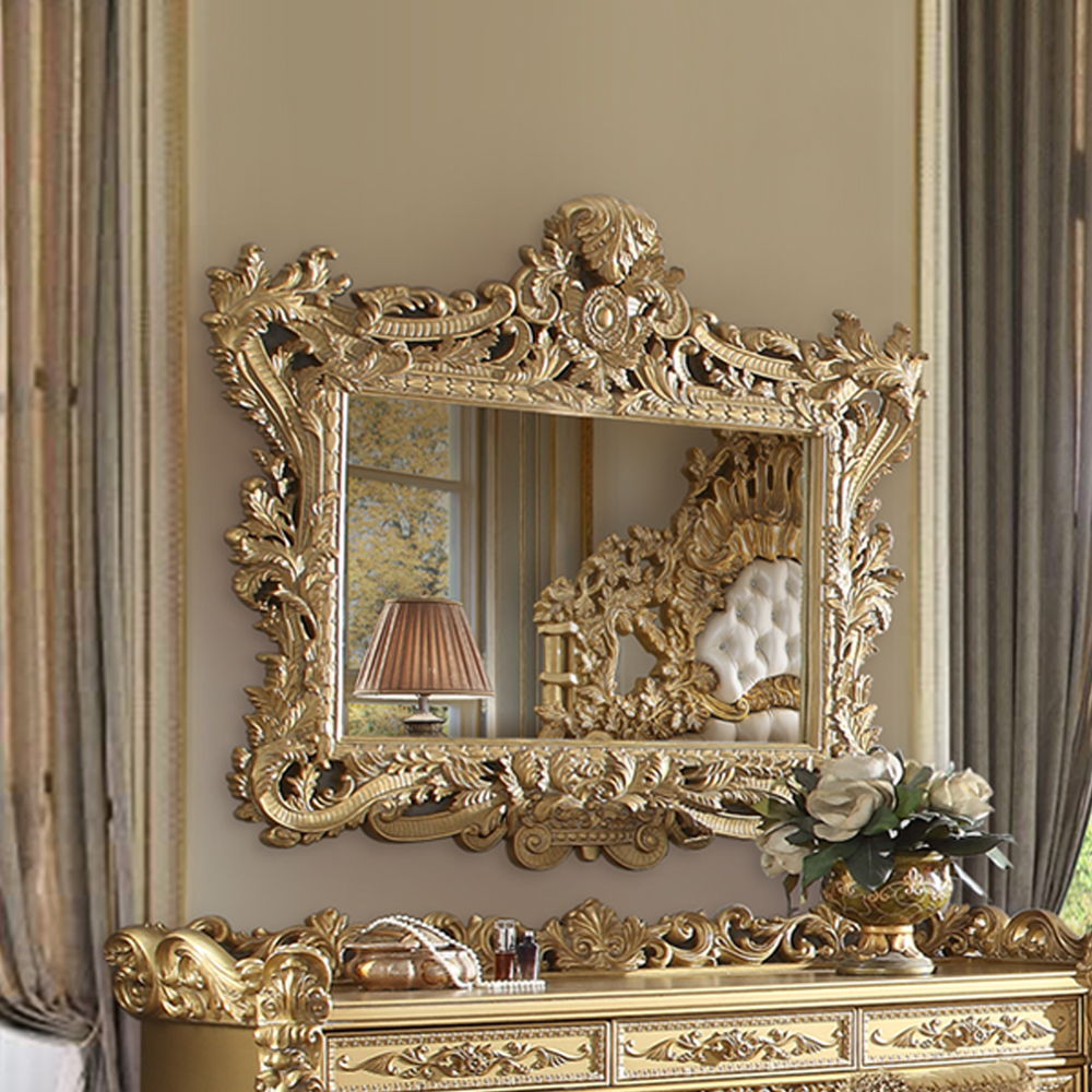 Bernadette - Mirror - Gold Finish - Urban Living Furniture (Los Angeles, CA)
