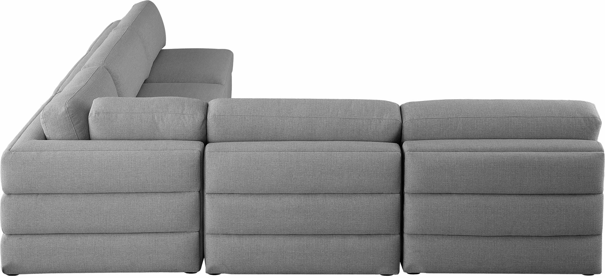 Beckham - 5 Piece Modular Corner Armless Sectional - Urban Living Furniture (Los Angeles, CA)