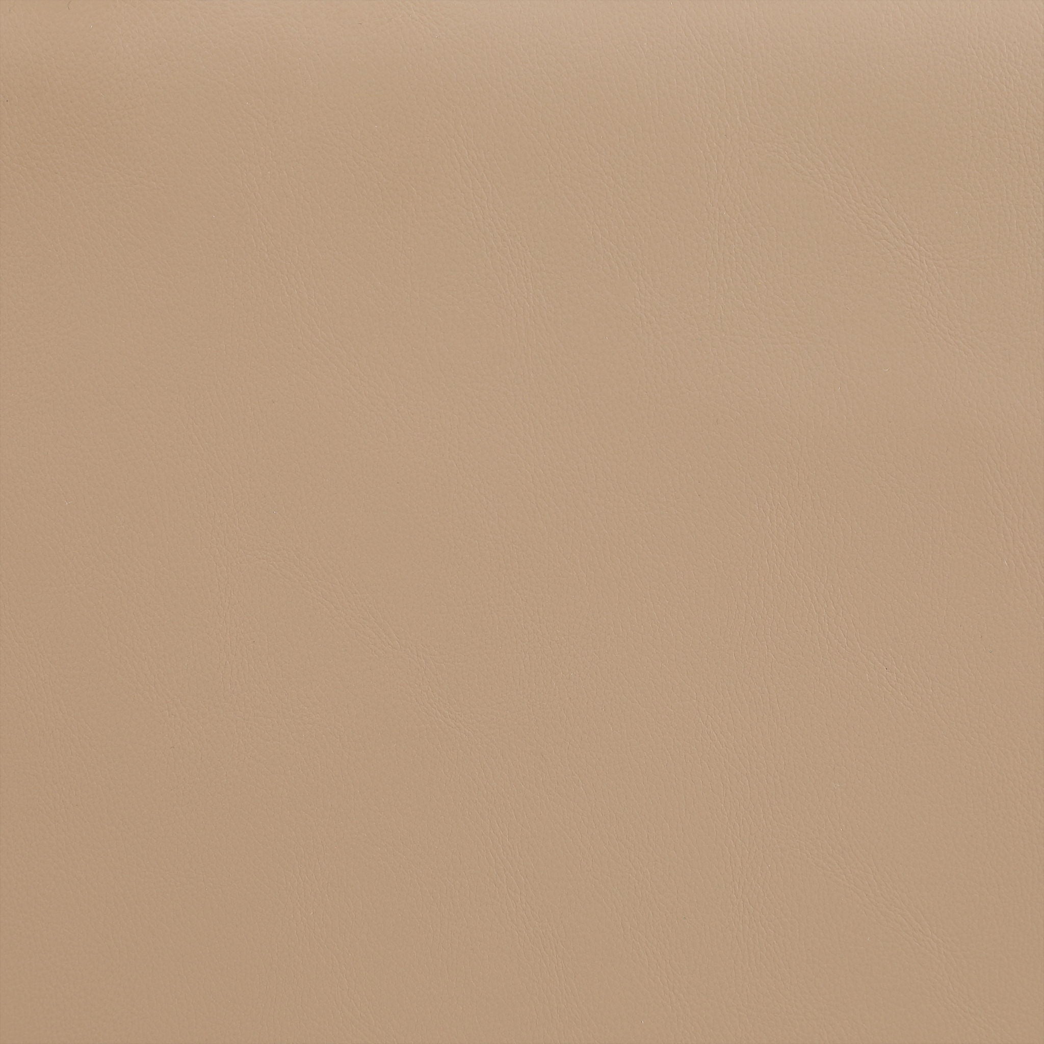 Comfy - Faux Leather Ottoman - Tan