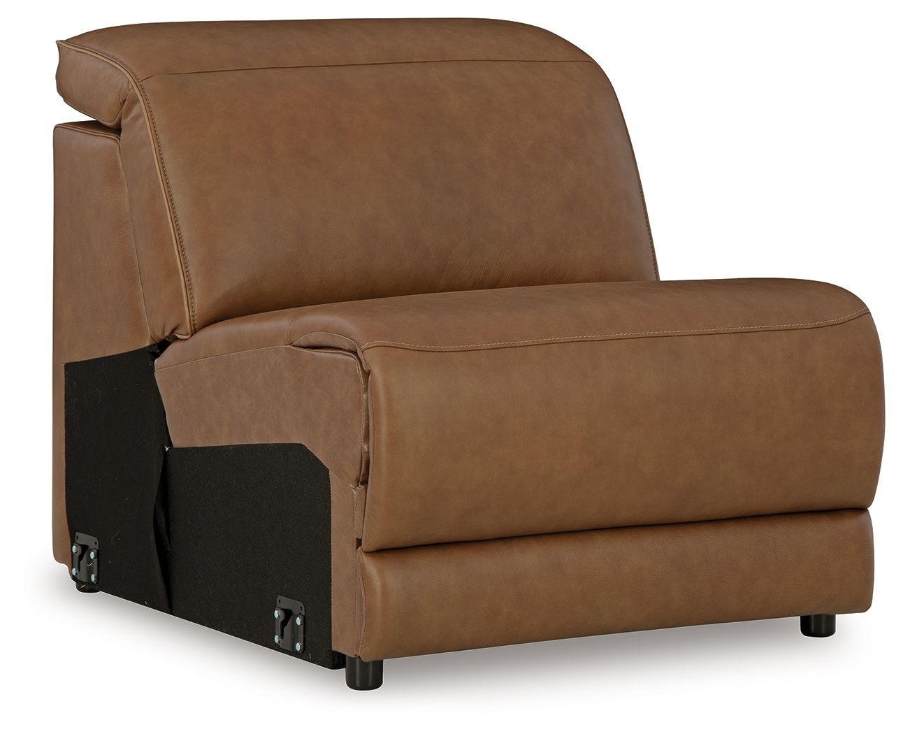 Magic Man - Armless Chair With Manual Headrest - Caramel
