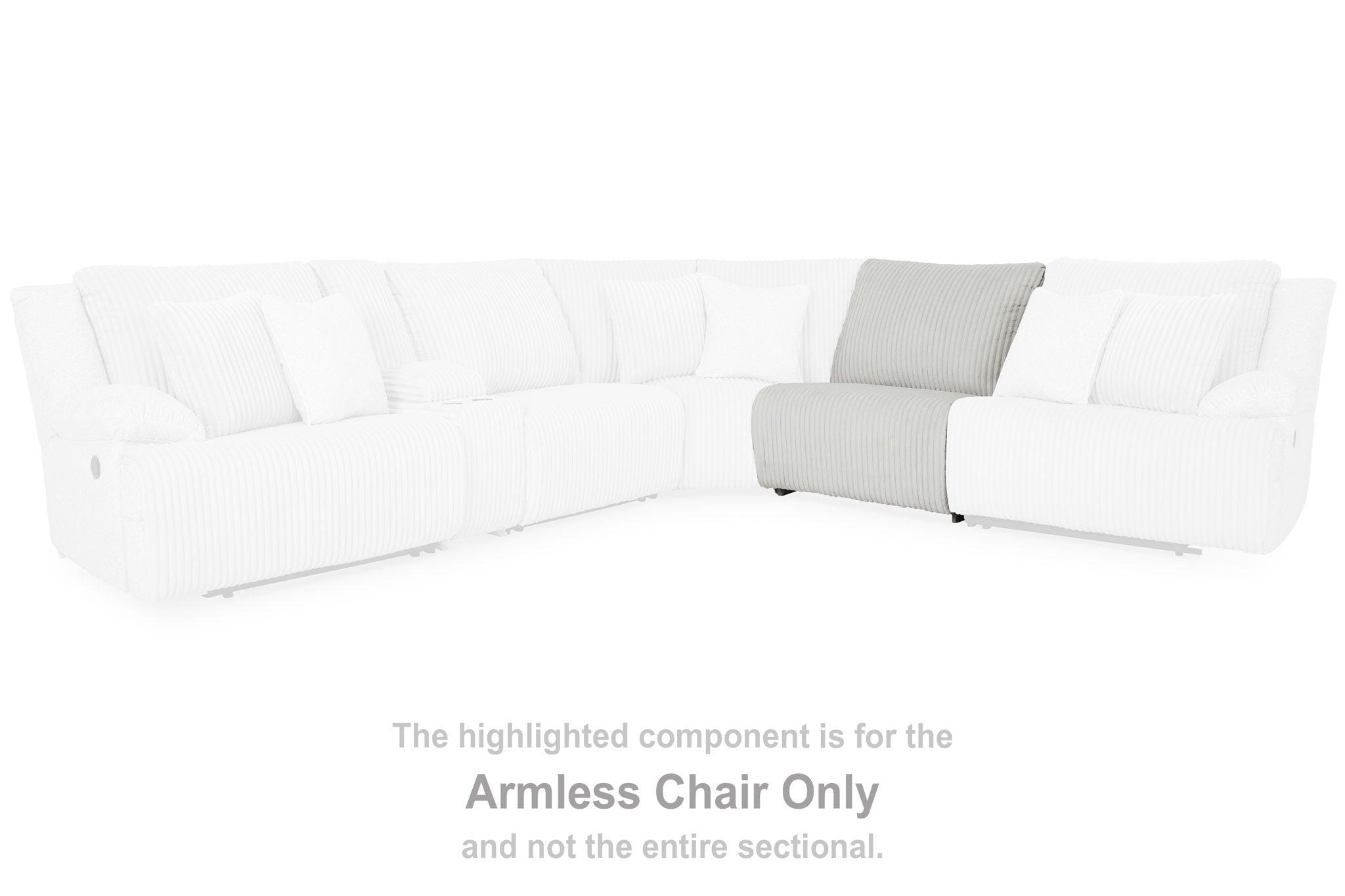 Top Tier - Alloy - Armless Chair - Urban Living Furniture (Los Angeles, CA)