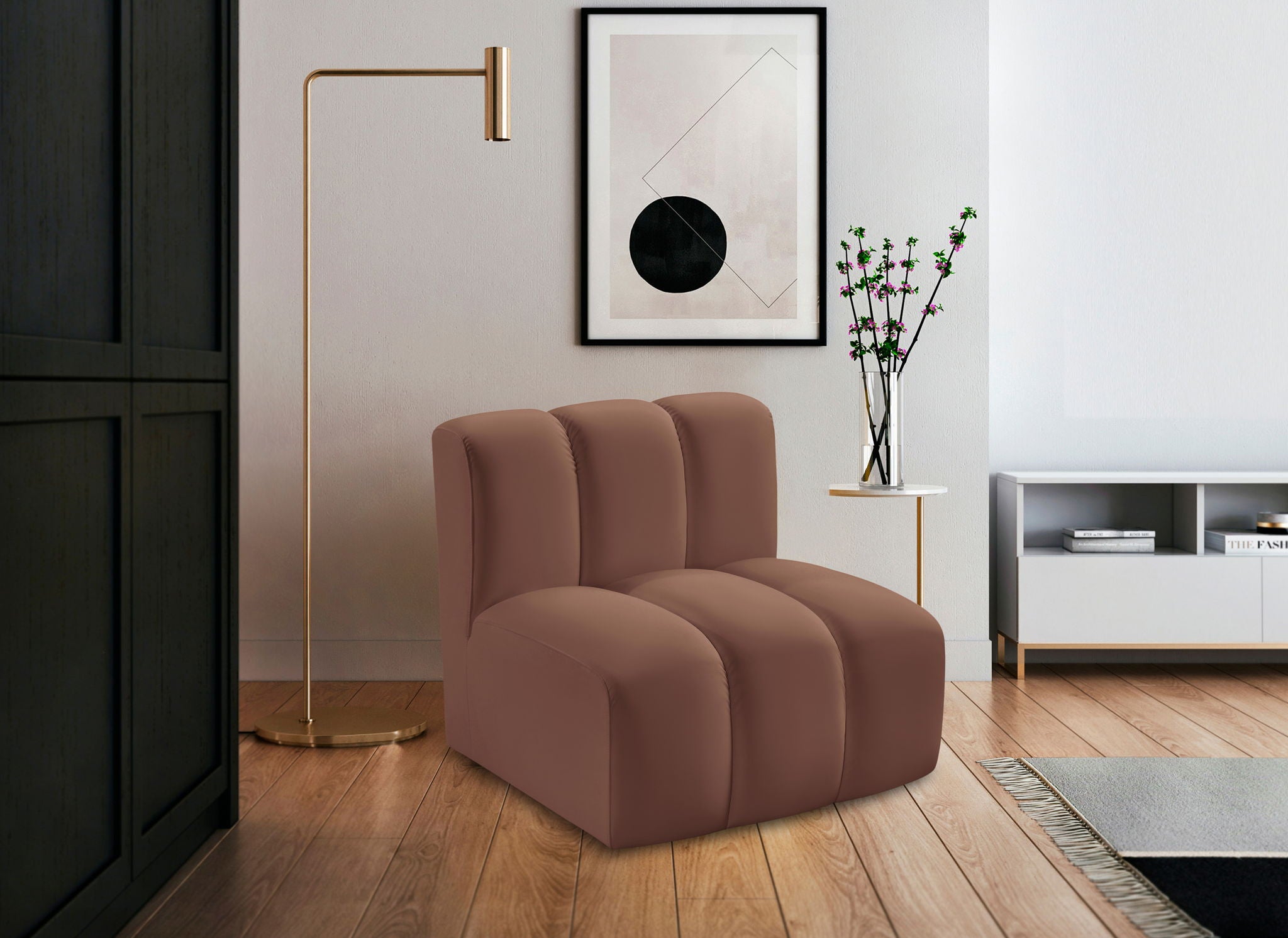 Arc - Faux Leather Straight Chair - Urban Living Furniture (Los Angeles, CA)