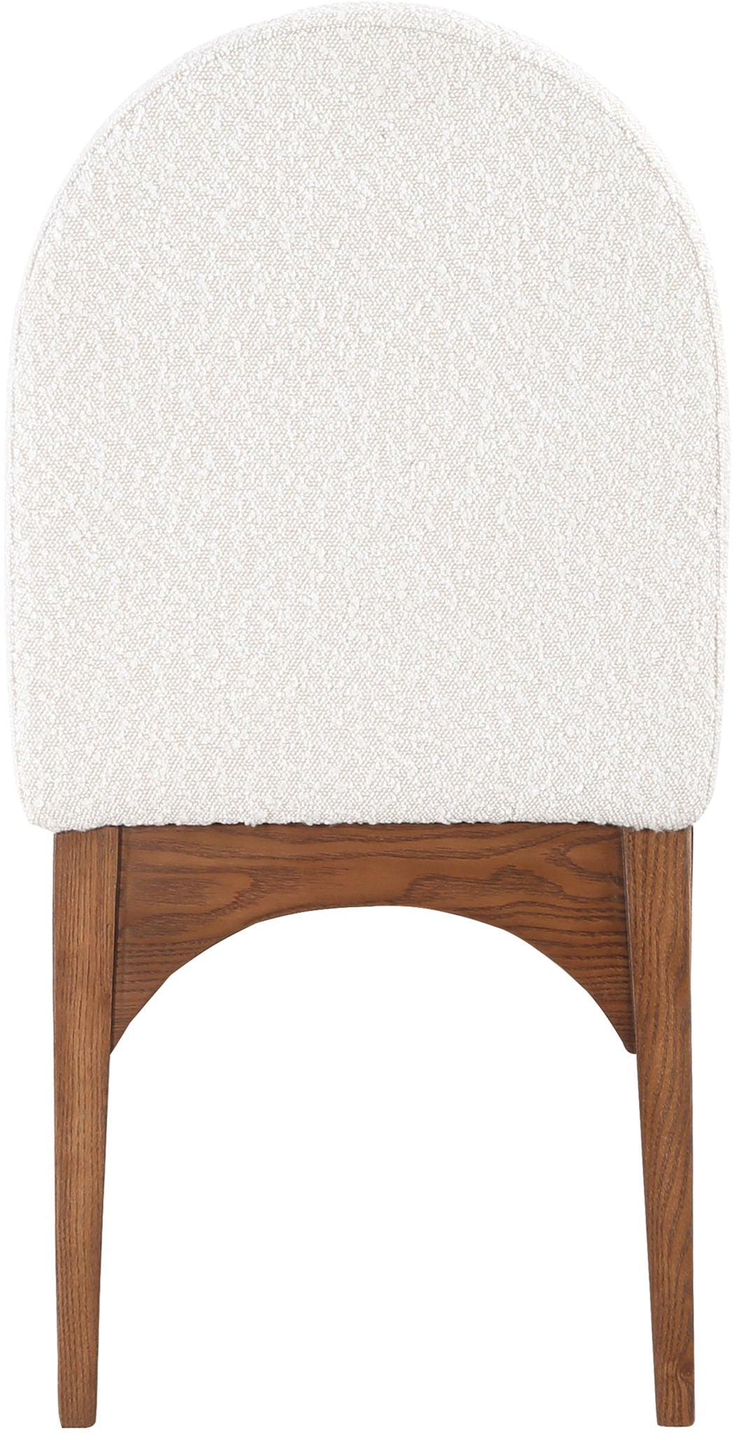 Waldorf - Boucle Dining Side Chair With Brown Legs - Urban Living Furniture (Los Angeles, CA)