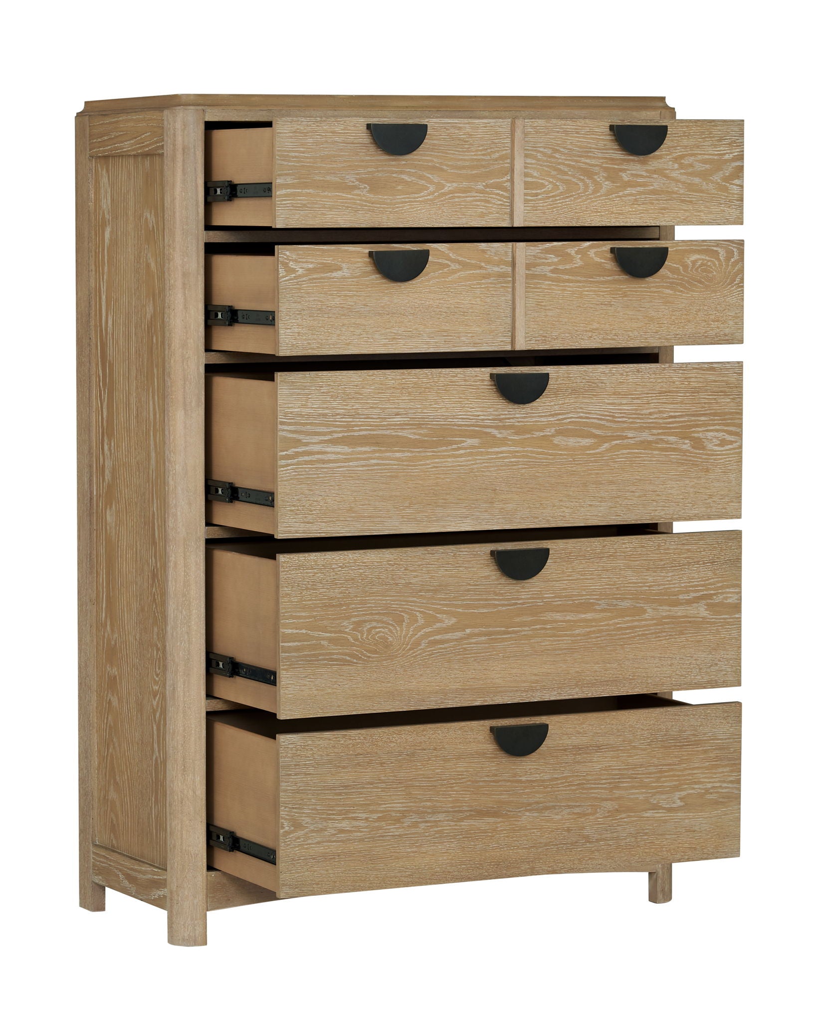 Escape - Bedroom 5 Drawer Chest With Cedar Bottom - Glazed Natural Oak - Urban Living Furniture (Los Angeles, CA)