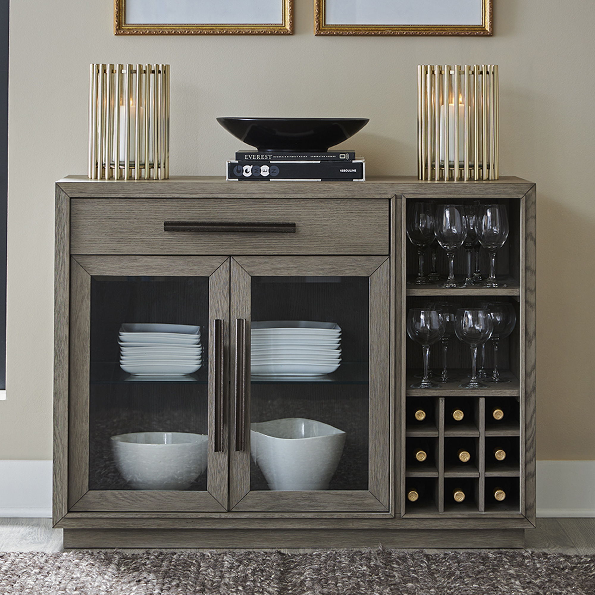 Pure Modern Dining - Multi-Functional Server - Moonstone - Urban Living Furniture (Los Angeles, CA)