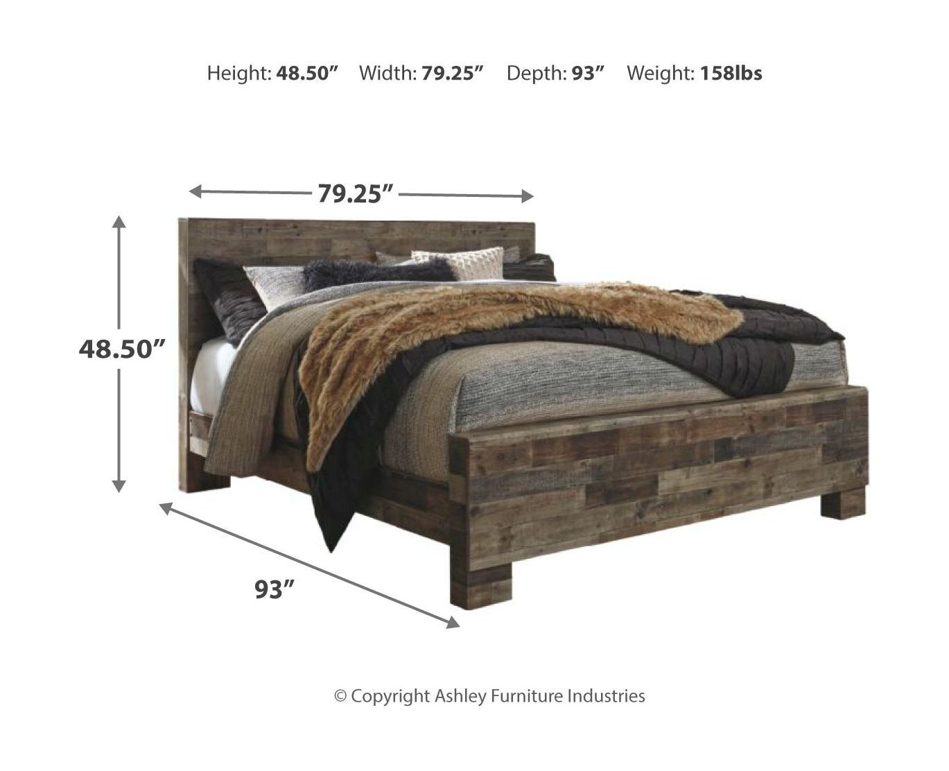 Derekson - Panel Bed - Urban Living Furniture (Los Angeles, CA)