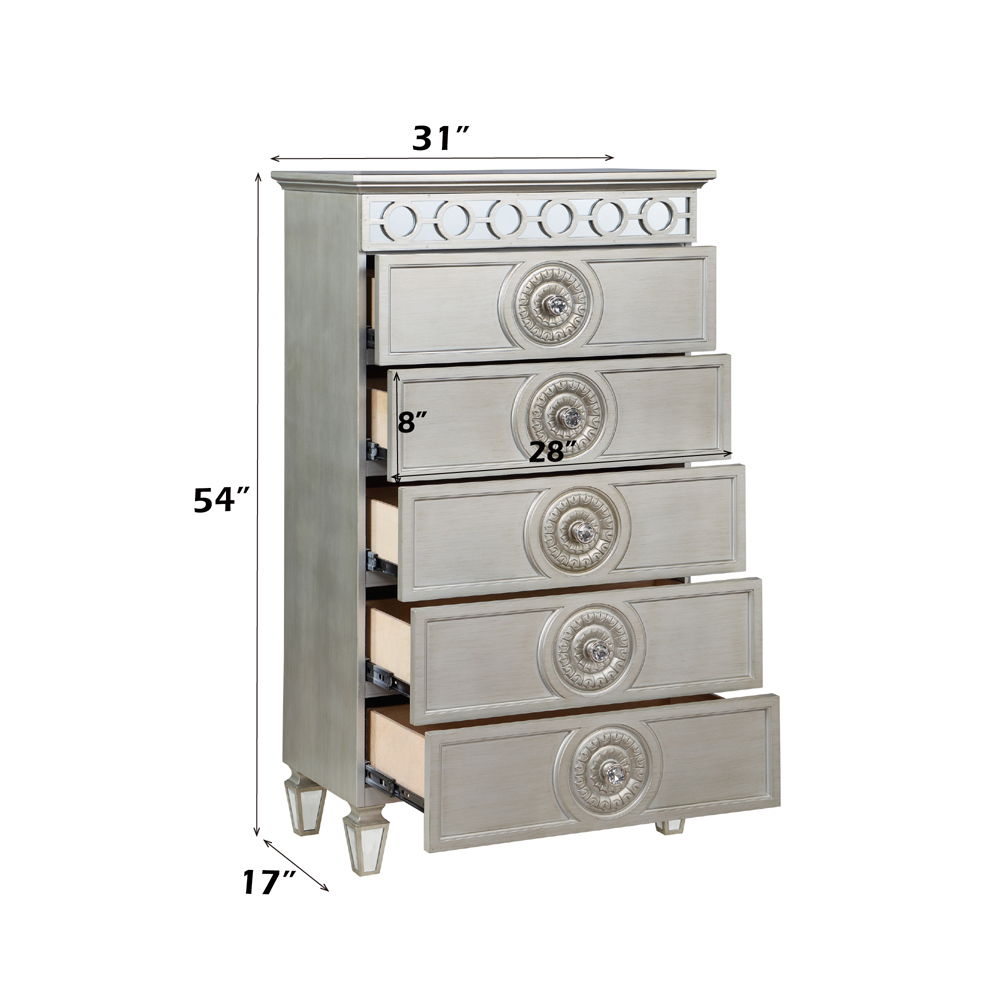Varian - Chest - Silver & Mirrored - Urban Living Furniture (Los Angeles, CA)