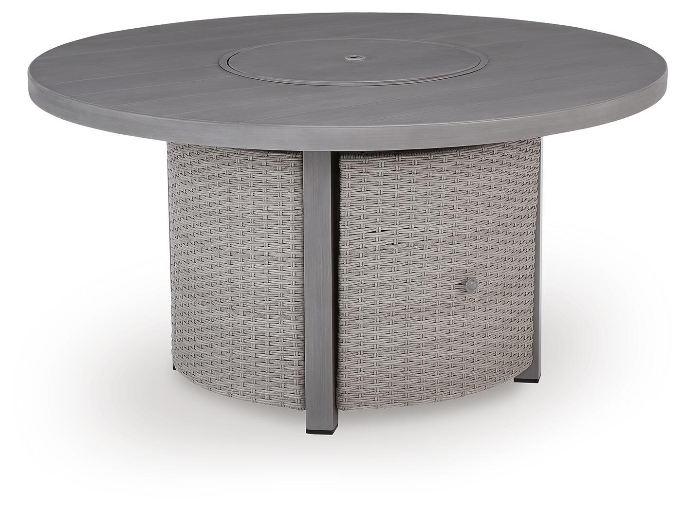 Half Moon Beach - Round Fire Pit Table - Gray - Urban Living Furniture (Los Angeles, CA)