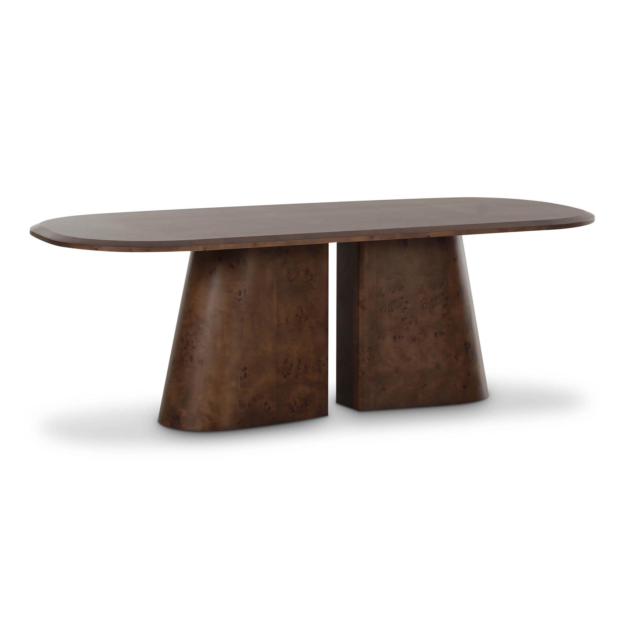 Gladyss - 87" Oval Dining Table - Brown - Urban Living Furniture (Los Angeles, CA)