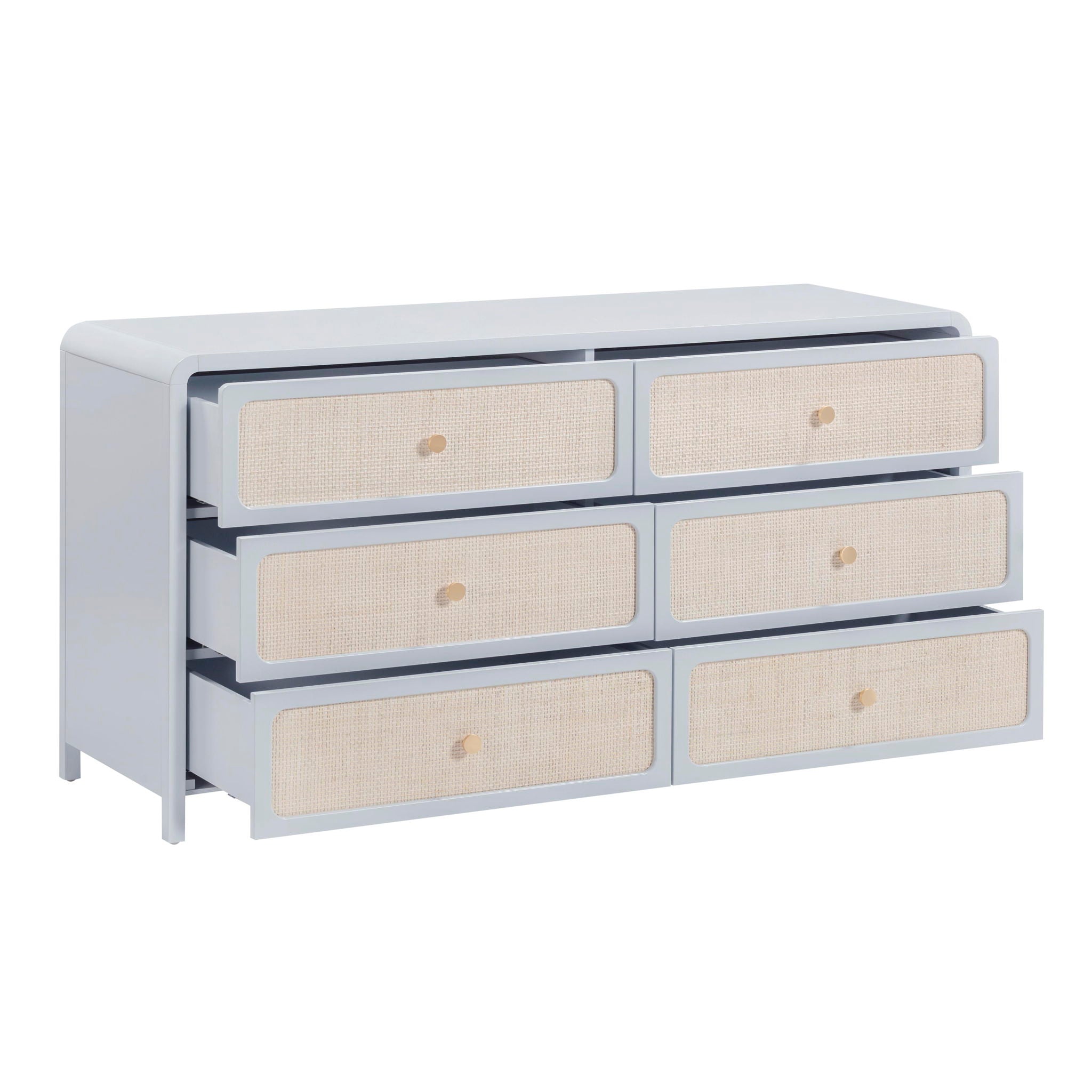 Patty - Rattan 6 Drawer Dresser