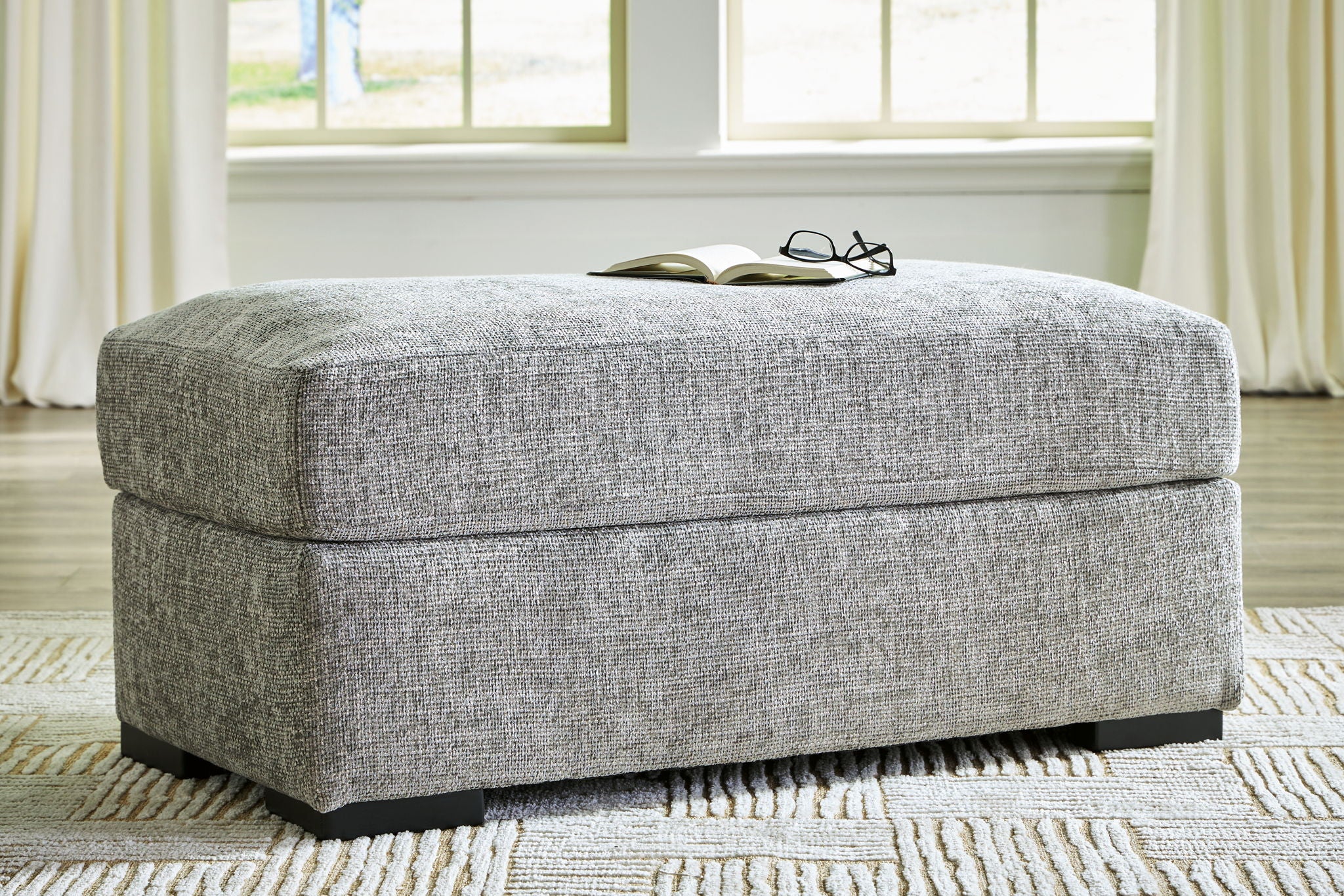 Dunmor - Graphite - Ottoman - Urban Living Furniture (Los Angeles, CA)