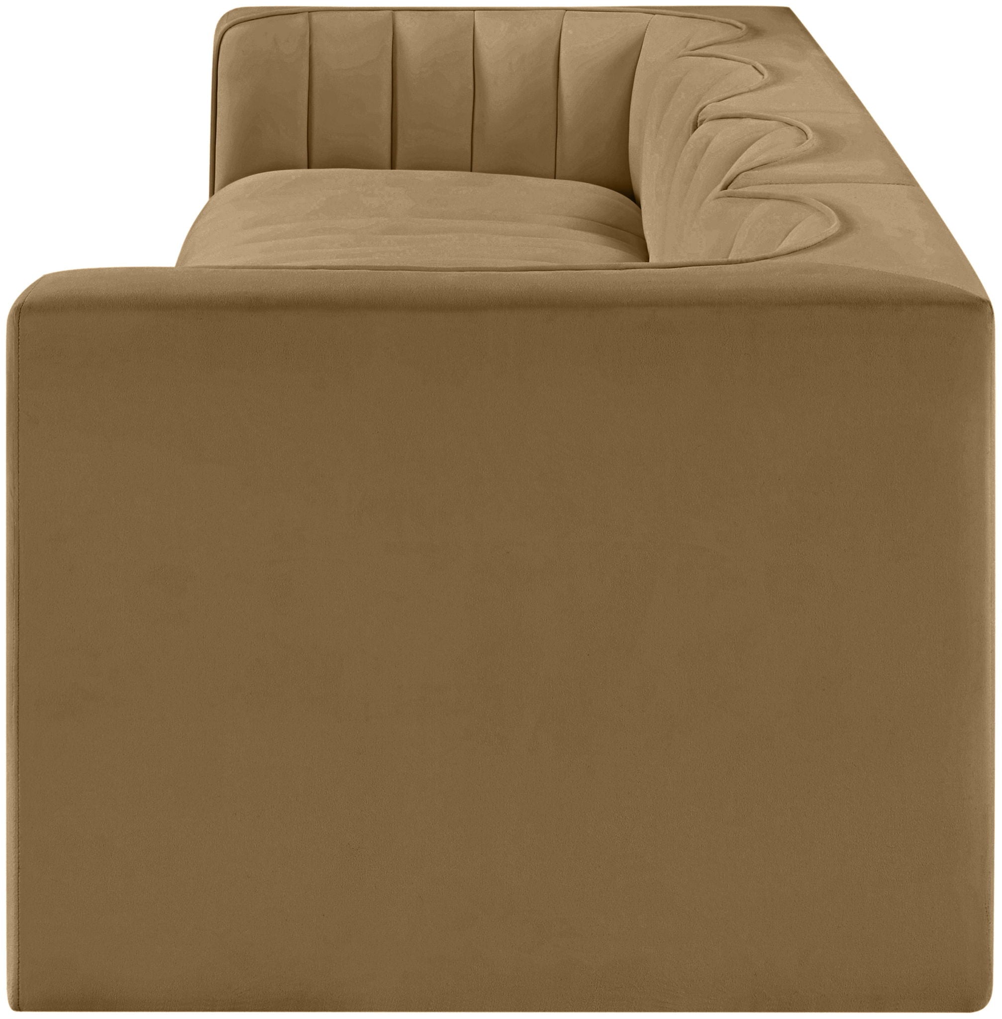 Rummi - Velvet Performance Fabric Upholstered 4 Piece Modular Sofa - Urban Living Furniture (Los Angeles, CA)
