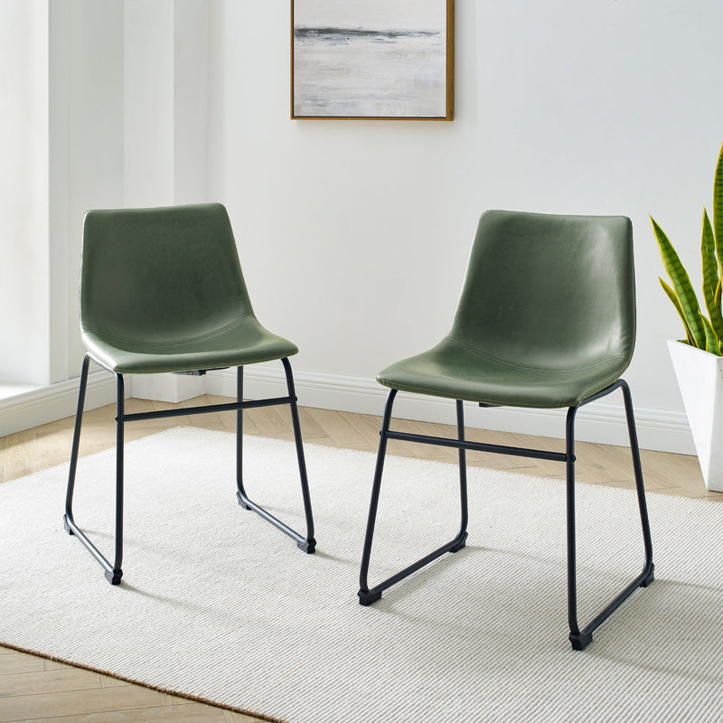 Industrial Dining Chairs (Set of 2)