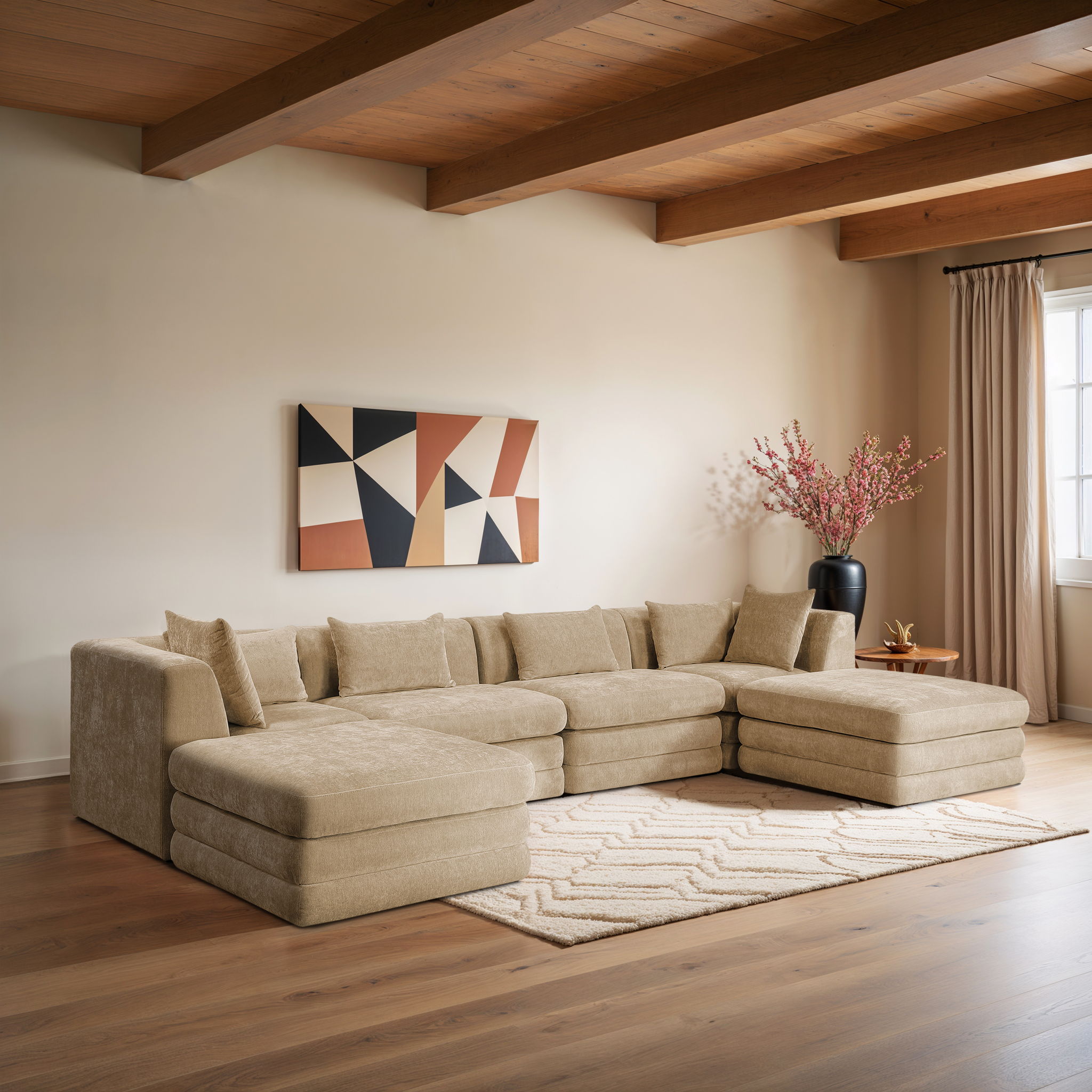 Stellar - 6 Piece Upholstered Modular Sectional - Urban Living Furniture (Los Angeles, CA)