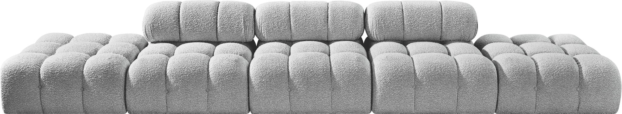 Ames - 5 Piece Boucle Upholstered Modular Sofa With 2 Armless Seats - Urban Living Furniture (Los Angeles, CA)