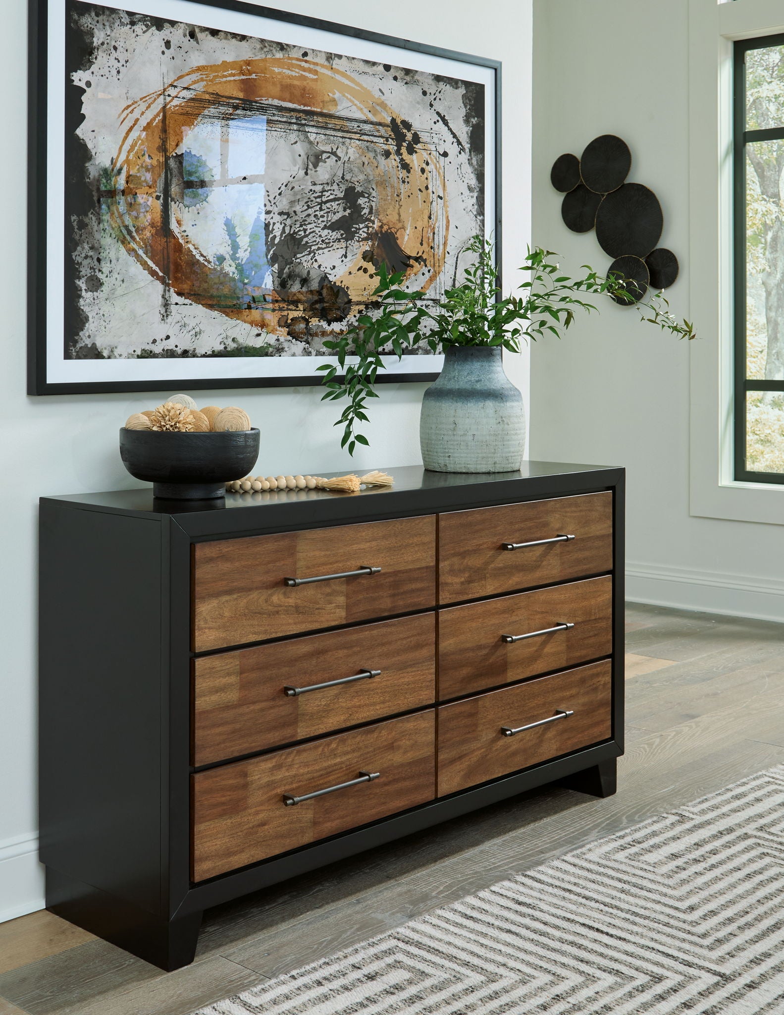 Kraeburn - Brown / Black - Dresser - Urban Living Furniture (Los Angeles, CA)