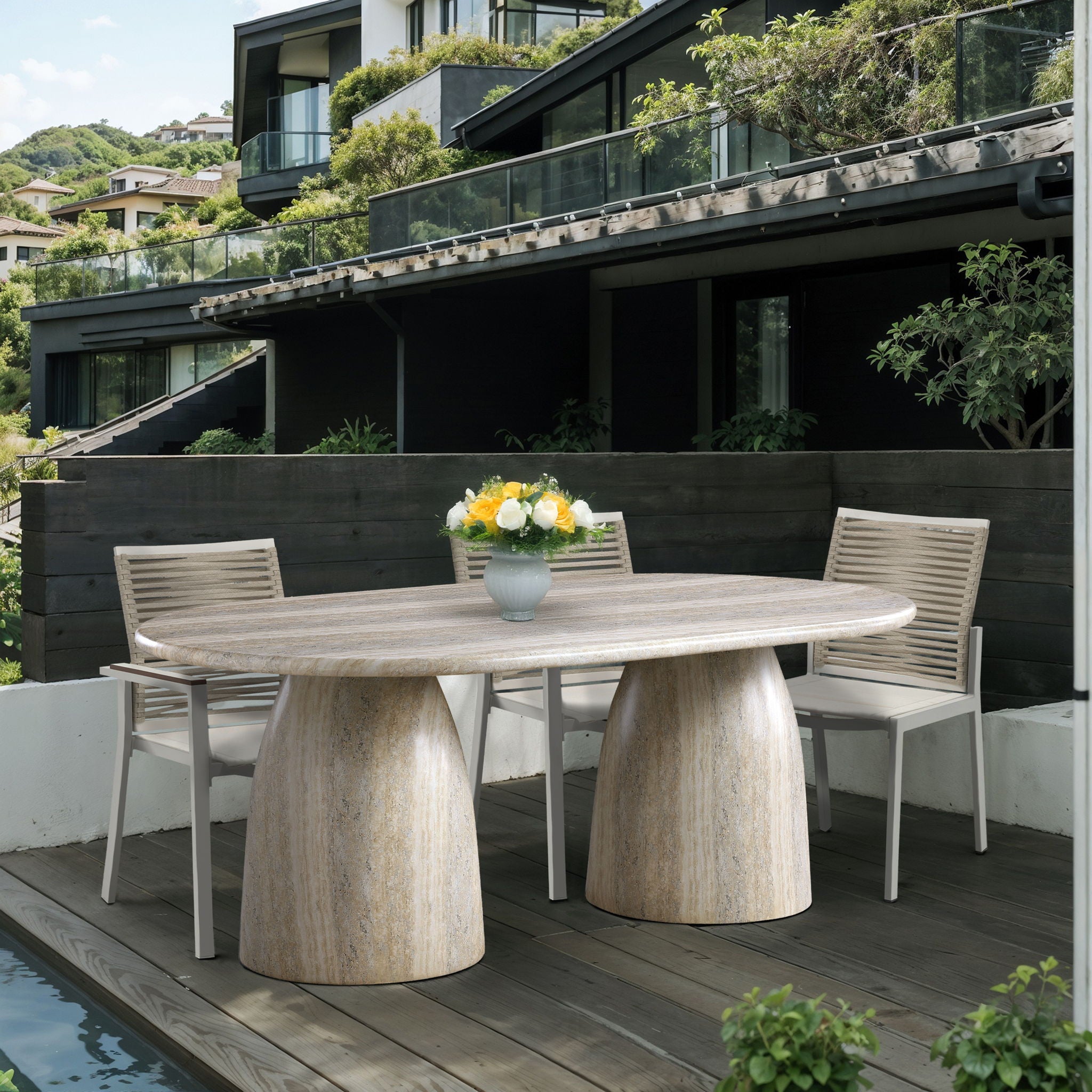 Cosenza - Concrete Dining Table - Urban Living Furniture (Los Angeles, CA)