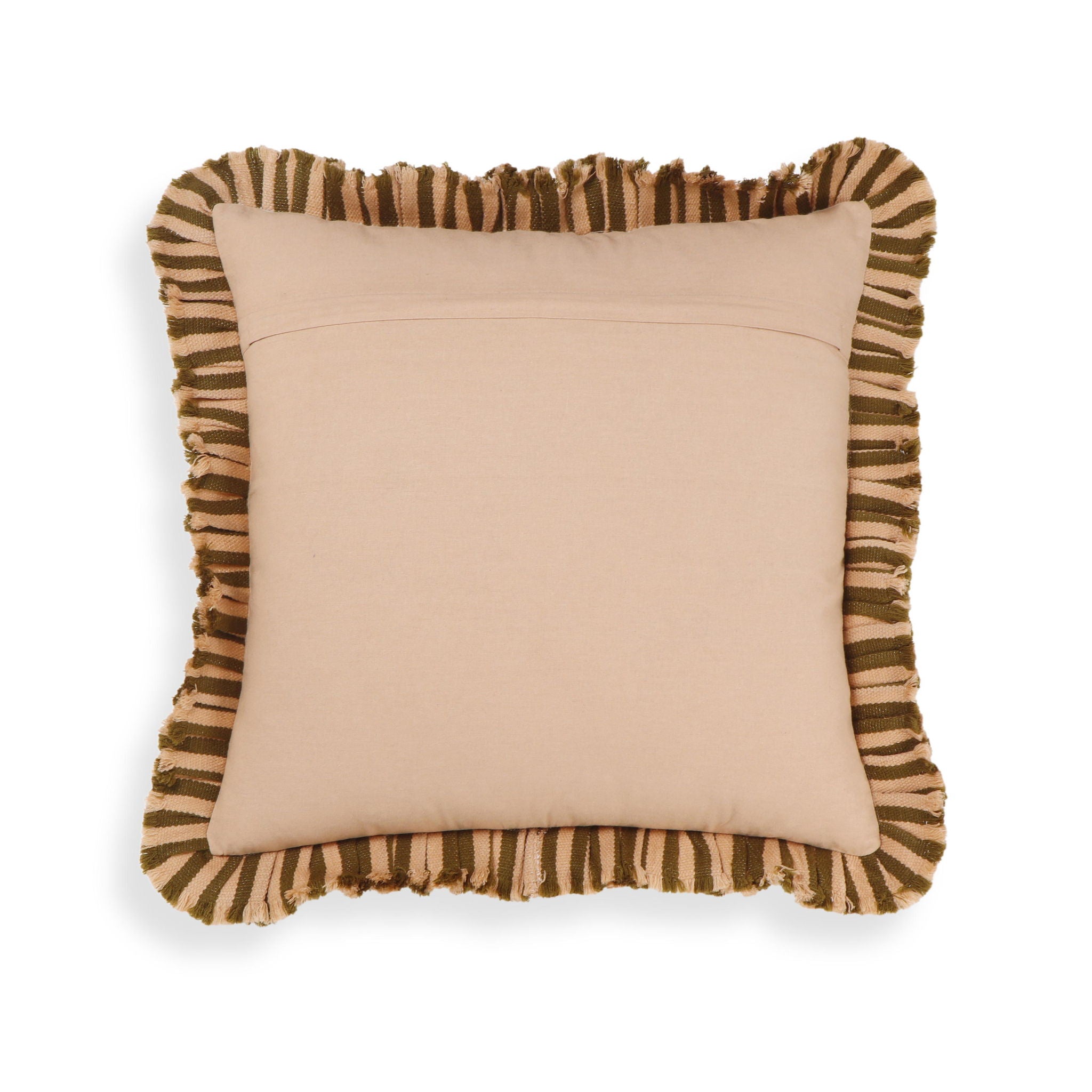 Alessia - Striped Ruffle 20" Square Accent Pillow - Urban Living Furniture (Los Angeles, CA)
