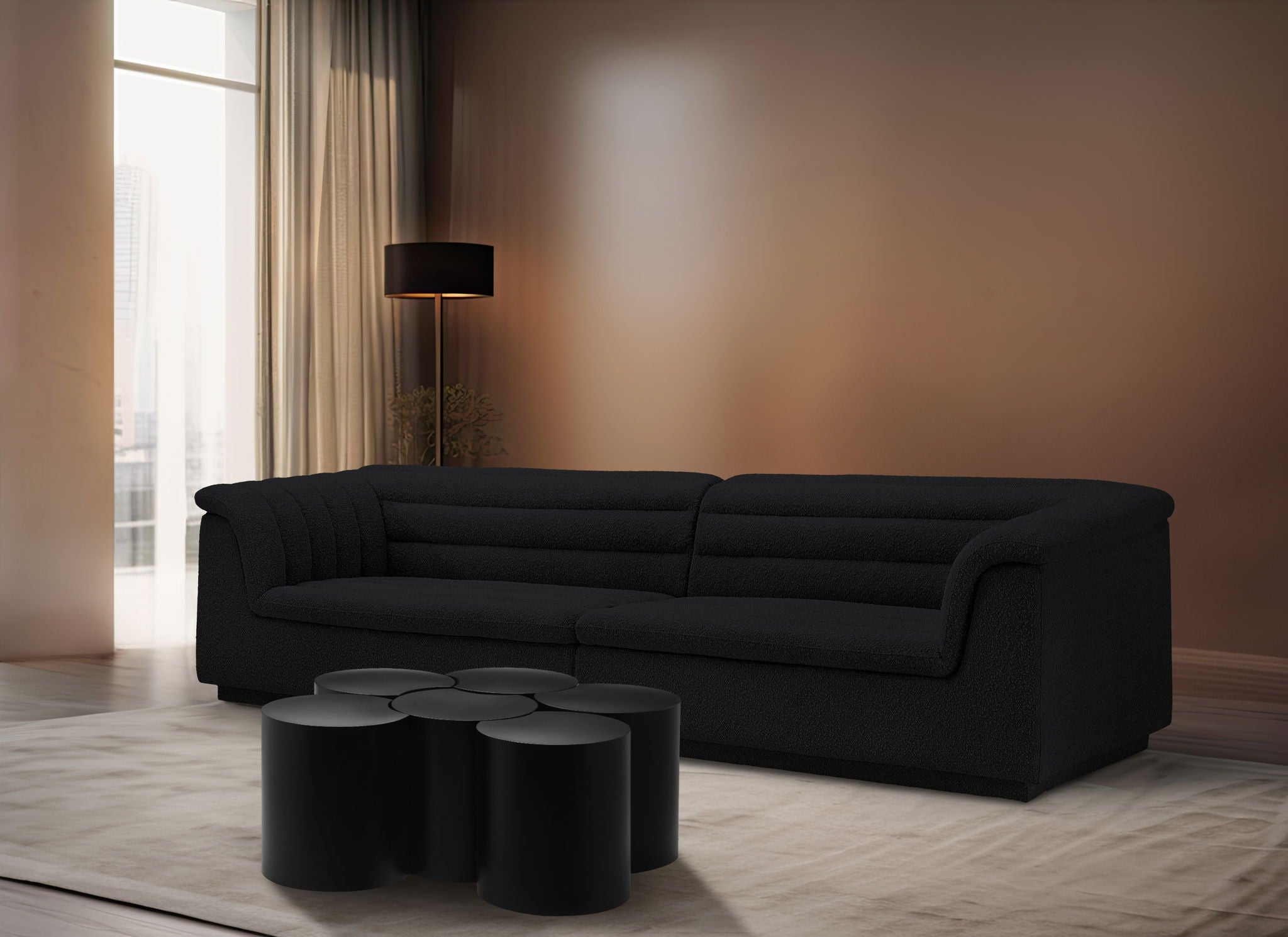 Dimple - 6 Piece Modular Coffee Table - Urban Living Furniture (Los Angeles, CA)
