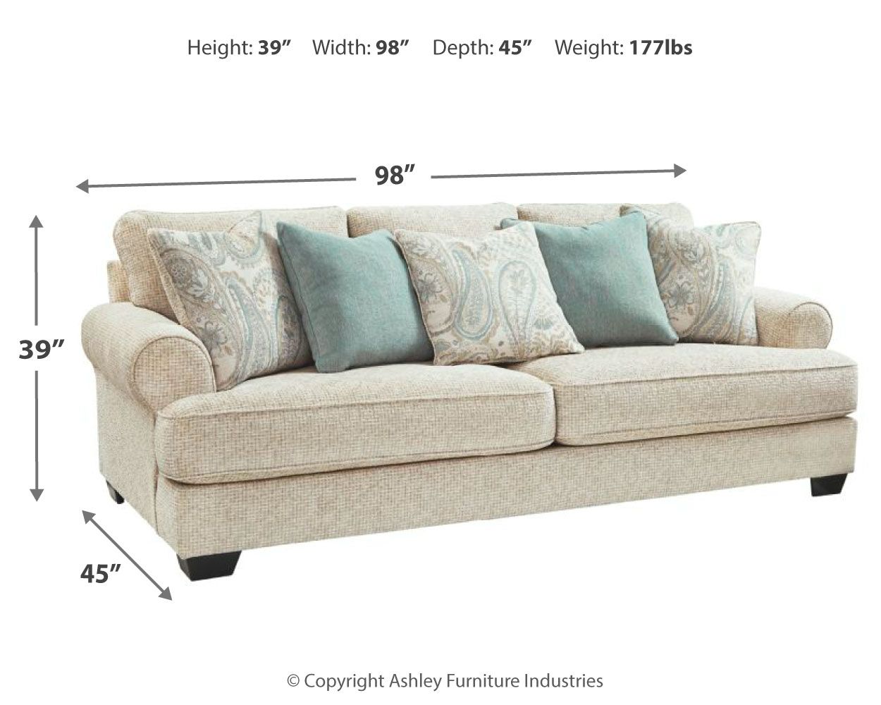 Monaghan - Sandstone - Sofa - Urban Living Furniture (Los Angeles, CA)
