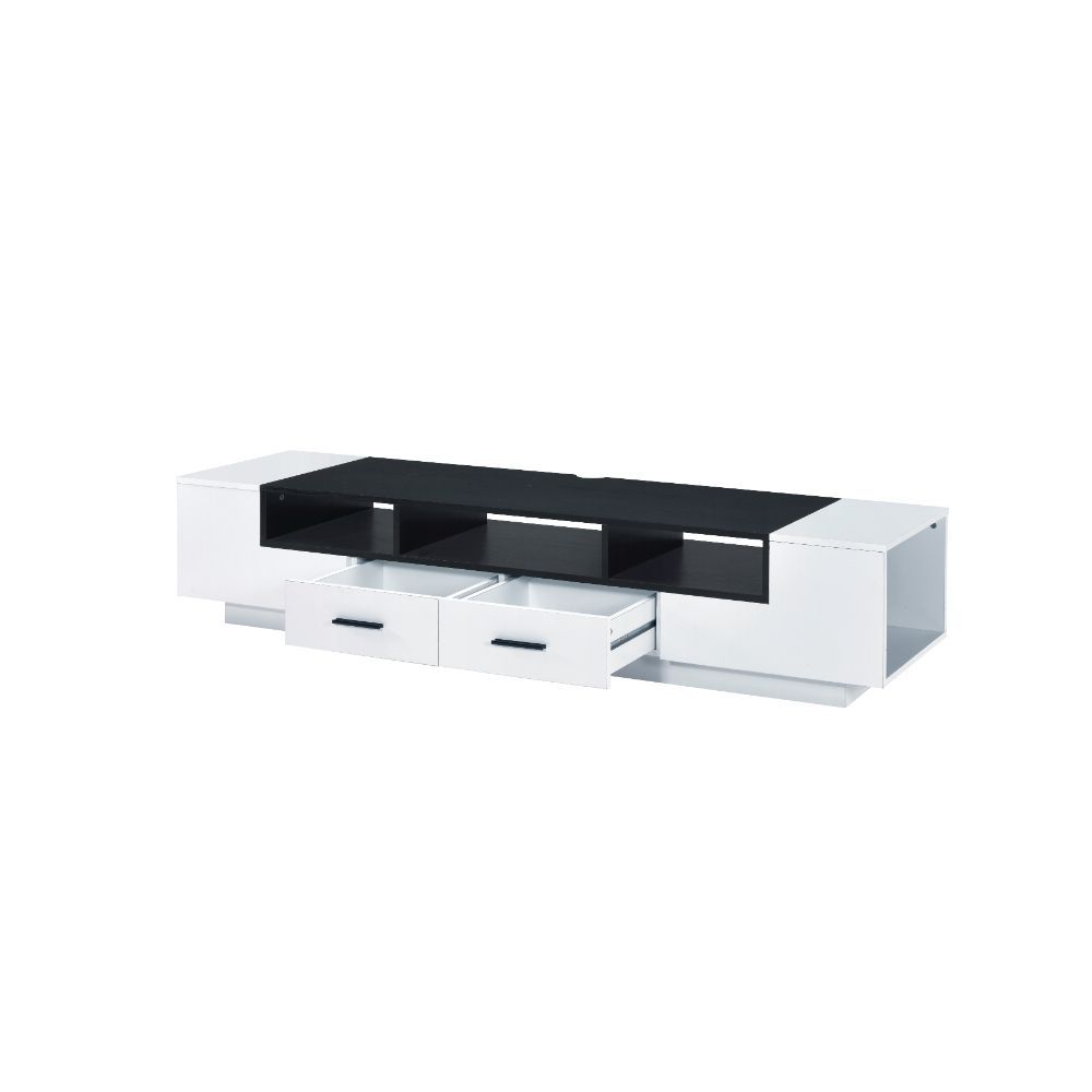 Armour - TV Stand - White & Black - Urban Living Furniture (Los Angeles, CA)