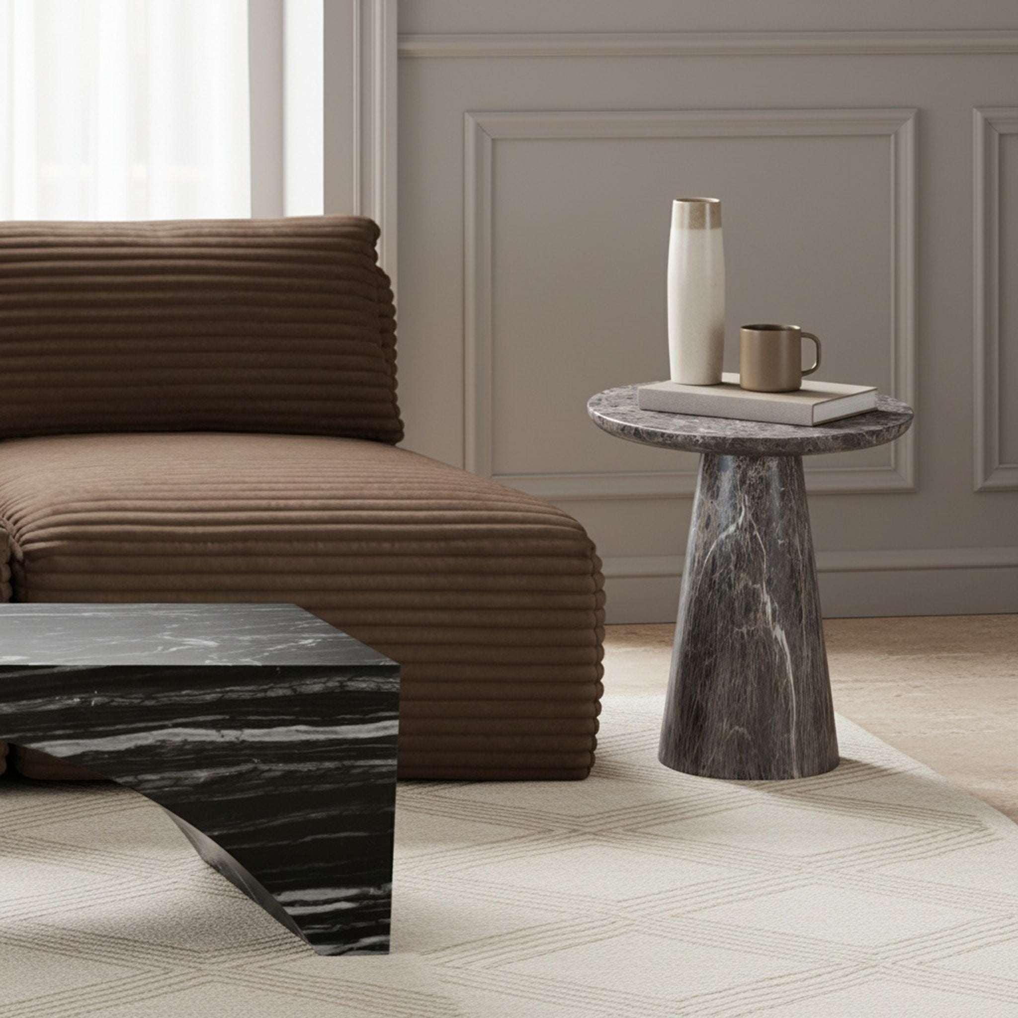 Cassino - Concrete Indoor / Outdoor End Table - Urban Living Furniture (Los Angeles, CA)
