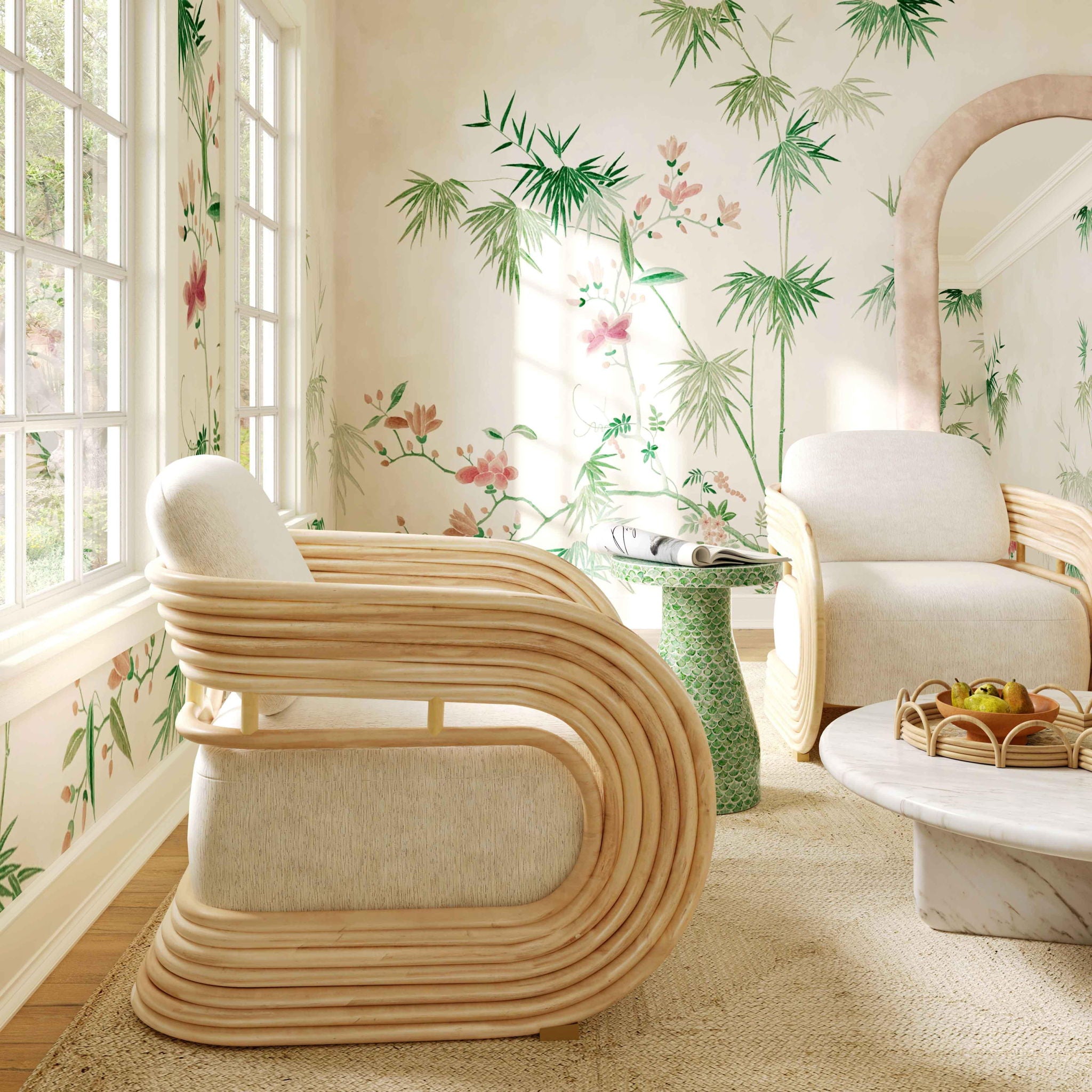 Lauretta - Accent Chair - Cream - Urban Living Furniture (Los Angeles, CA)