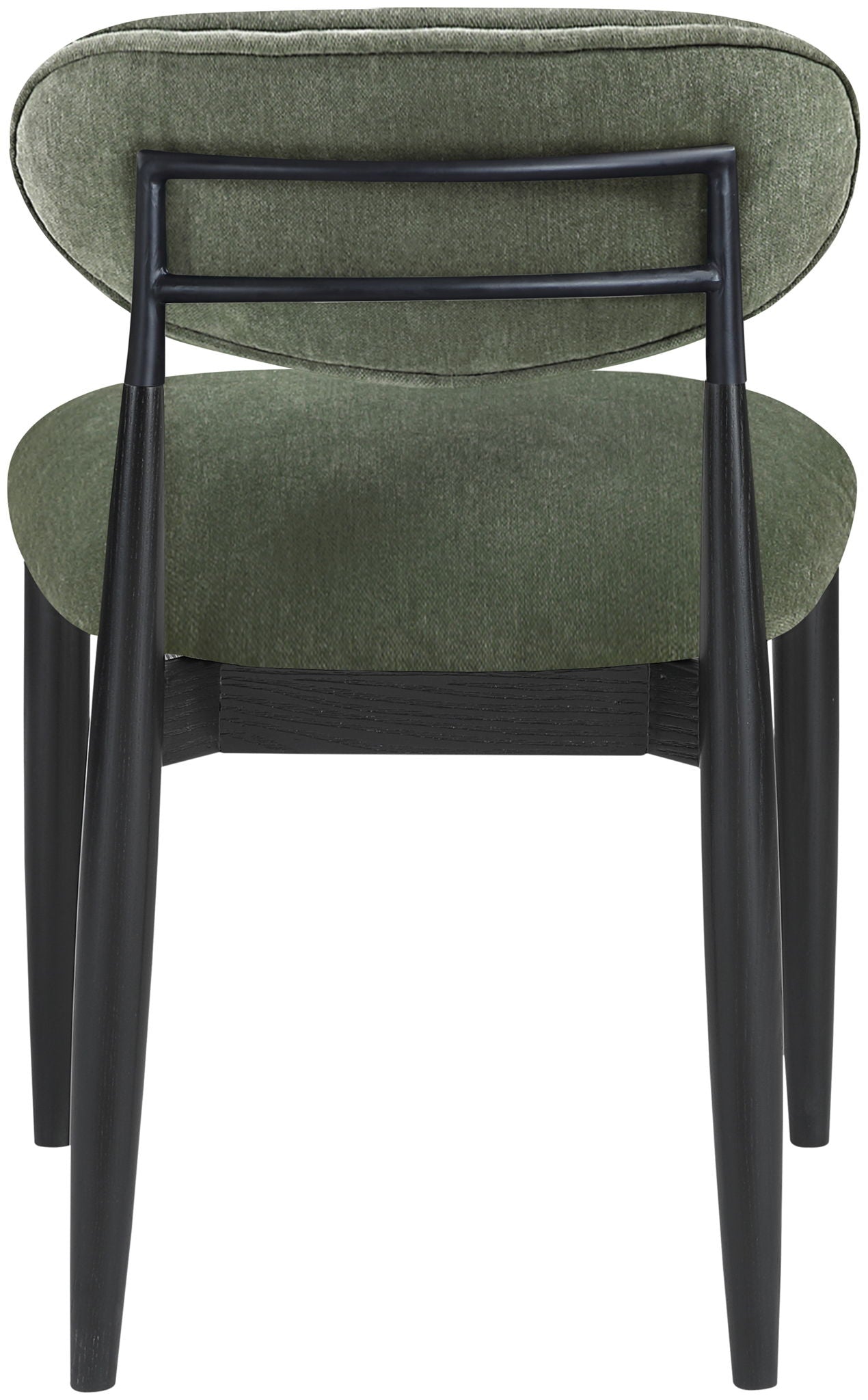 Riccio - Fabric Dining Side Chair (Set of 2) - Black Frame - Urban Living Furniture (Los Angeles, CA)