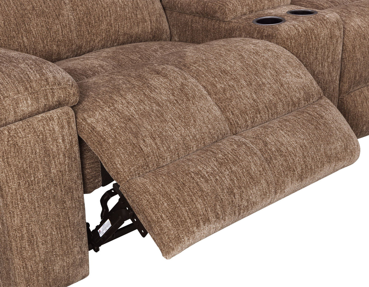 Bronco - Power Left Arm Facing Zero Gravity Recliner P2 - Plush Tobacco