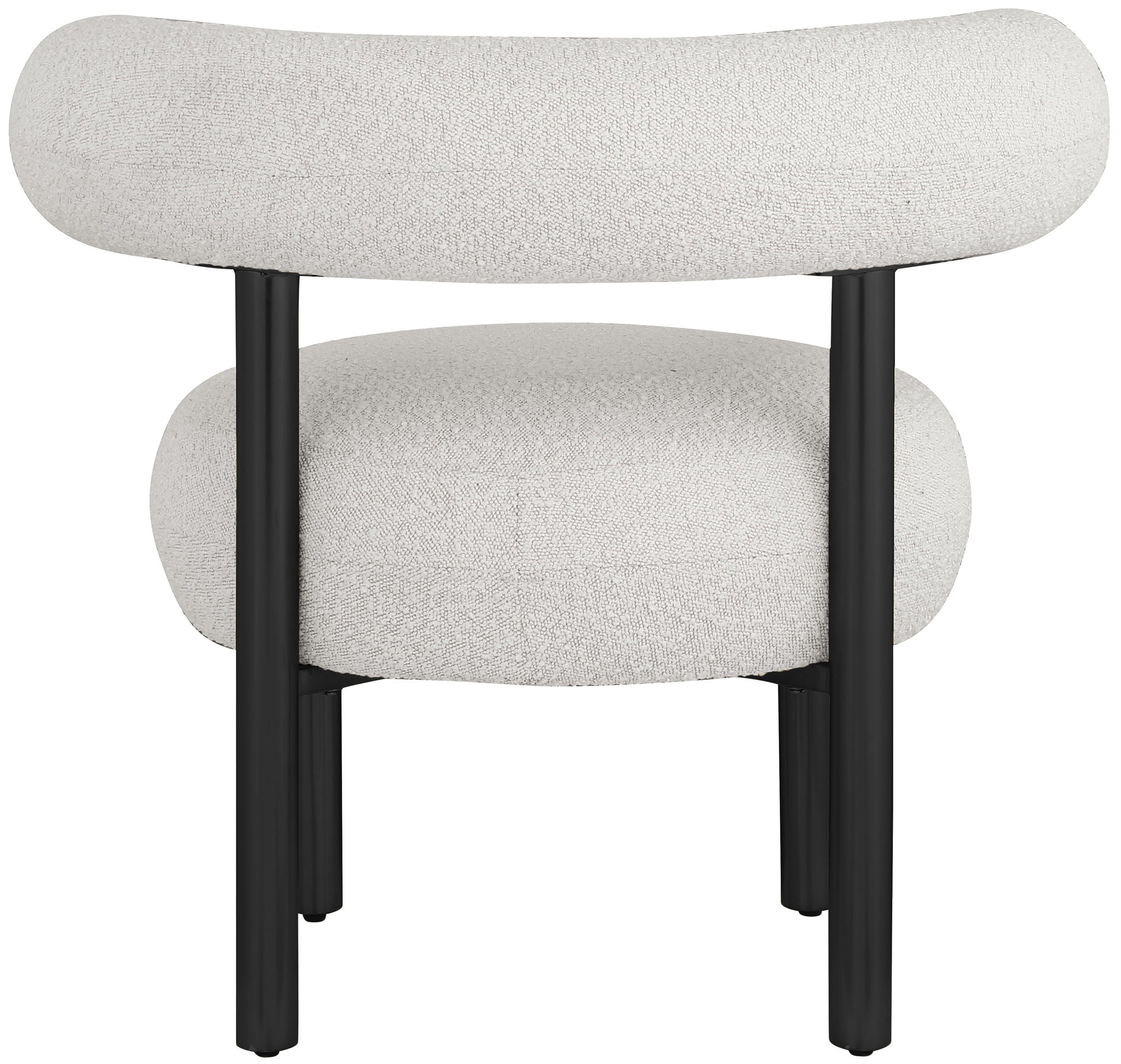 Bordeaux - Boucle Fabric Accent Chair With Black Legs - Urban Living Furniture (Los Angeles, CA)