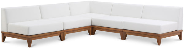 Rio - 5 Piece Modular Sectional - Off White - Fabric