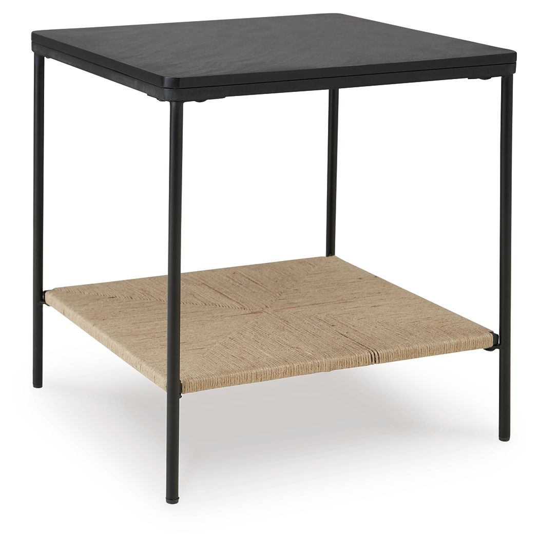 Minrich - Black / Natural - Accent Table - Urban Living Furniture (Los Angeles, CA)