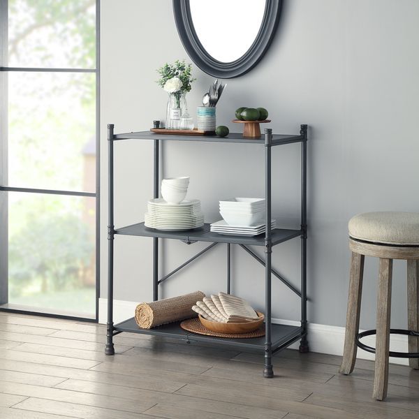 Cordelia - Console Table - Sandy Black, Dark Bronze Hand-Brushed - Urban Living Furniture (Los Angeles, CA)