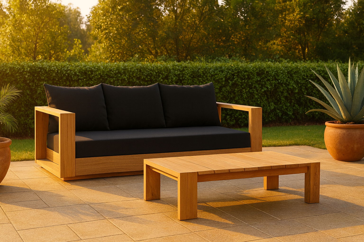 Tulum - Water Resistant Outdoor Sofa - Urban Living Furniture (Los Angeles, CA)