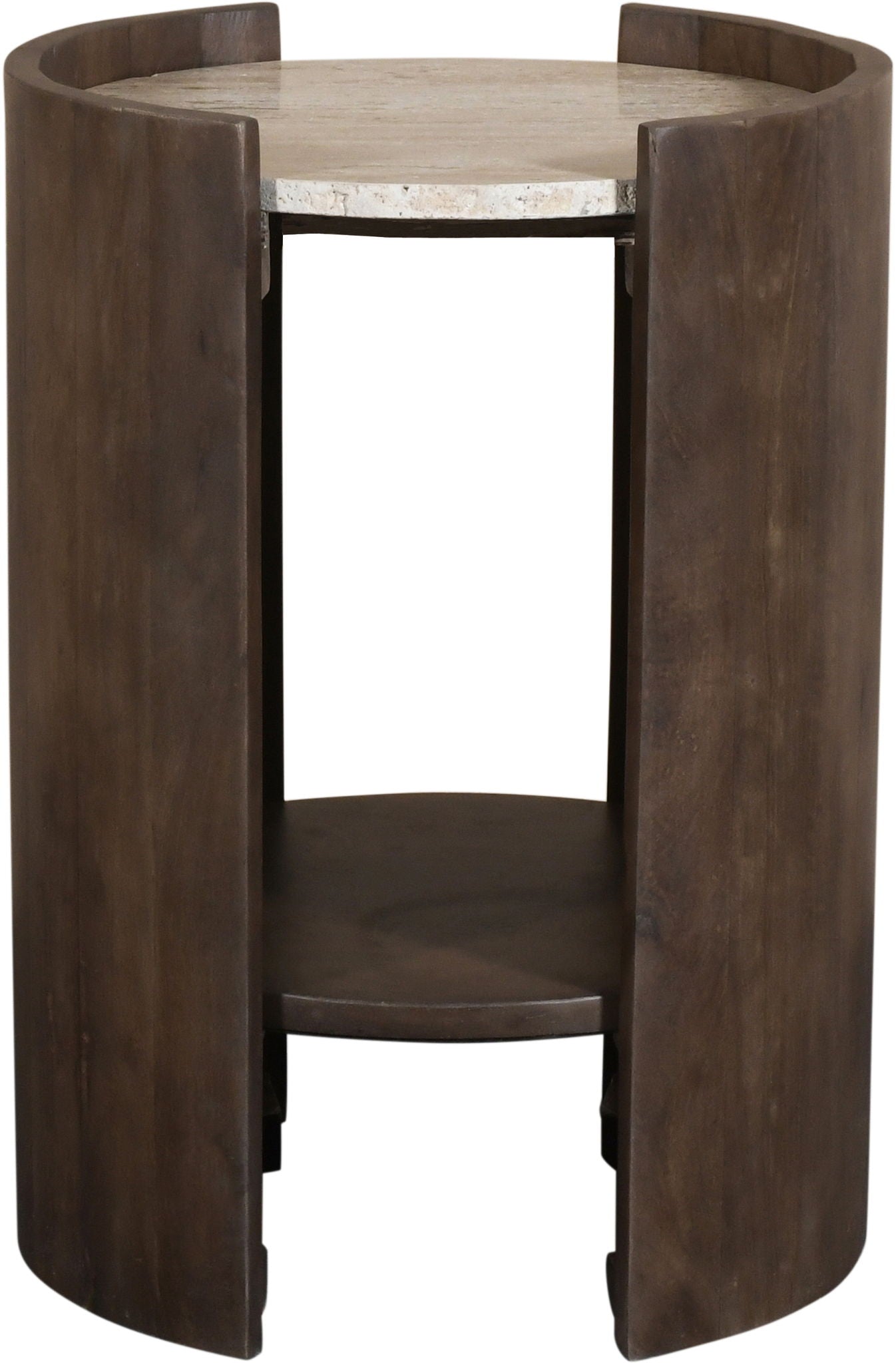 Solstice - Travertine And Mango Wood Table - Urban Living Furniture (Los Angeles, CA)