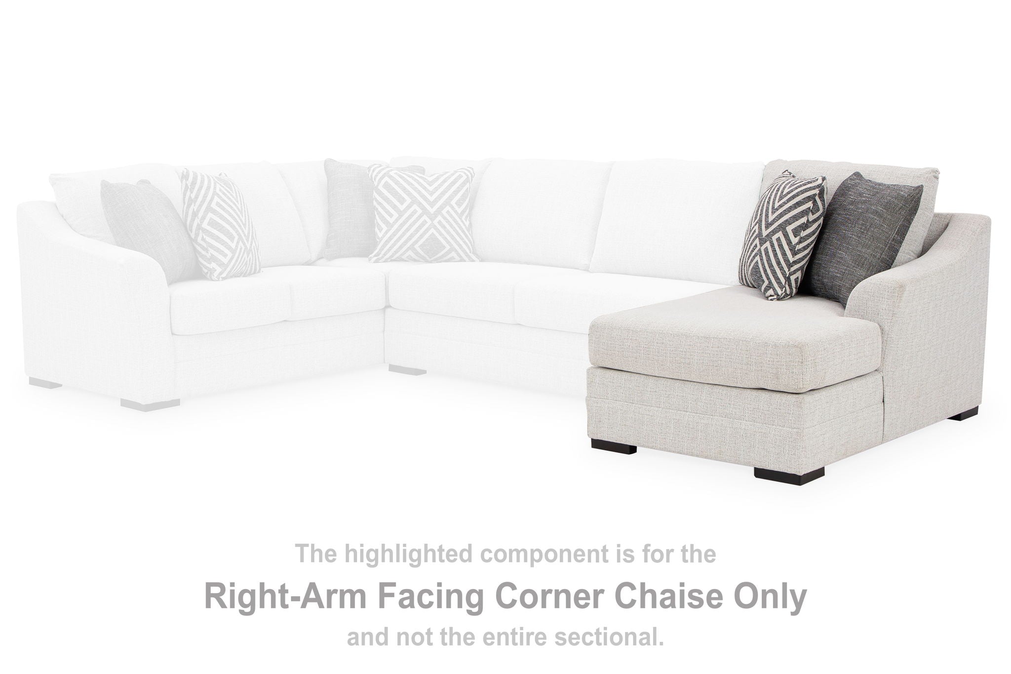 Koralynn - Stone - Raf Corner Chaise - Urban Living Furniture (Los Angeles, CA)
