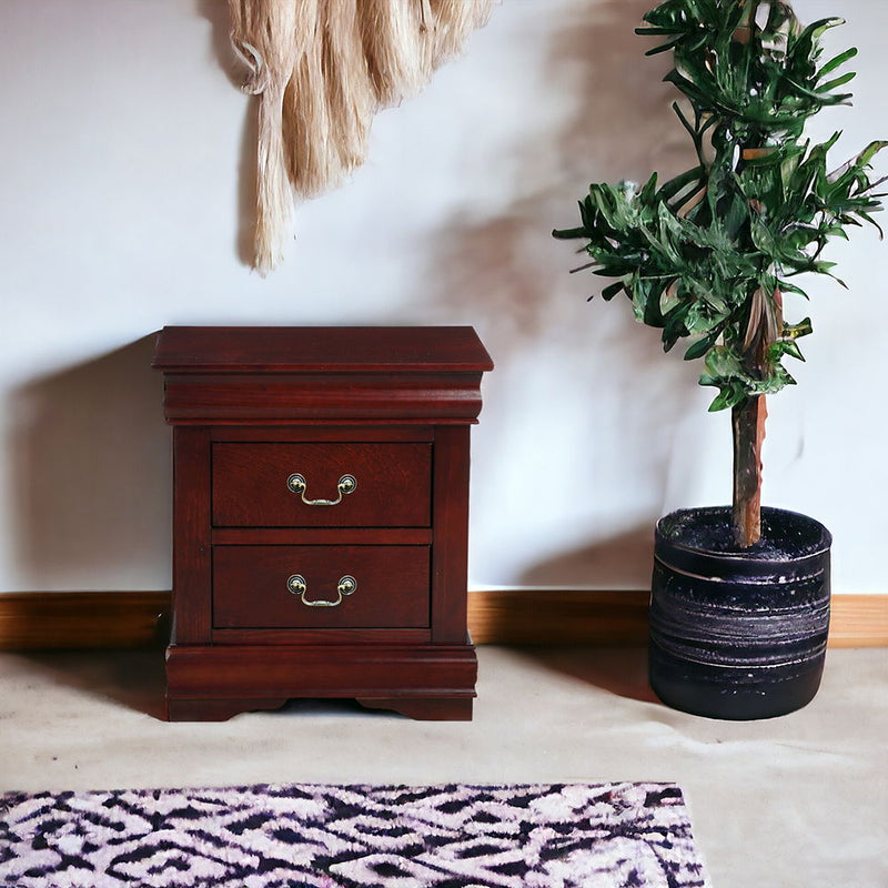 Louis Philippe - Nightstand - Cherry - Urban Living Furniture (Los Angeles, CA)