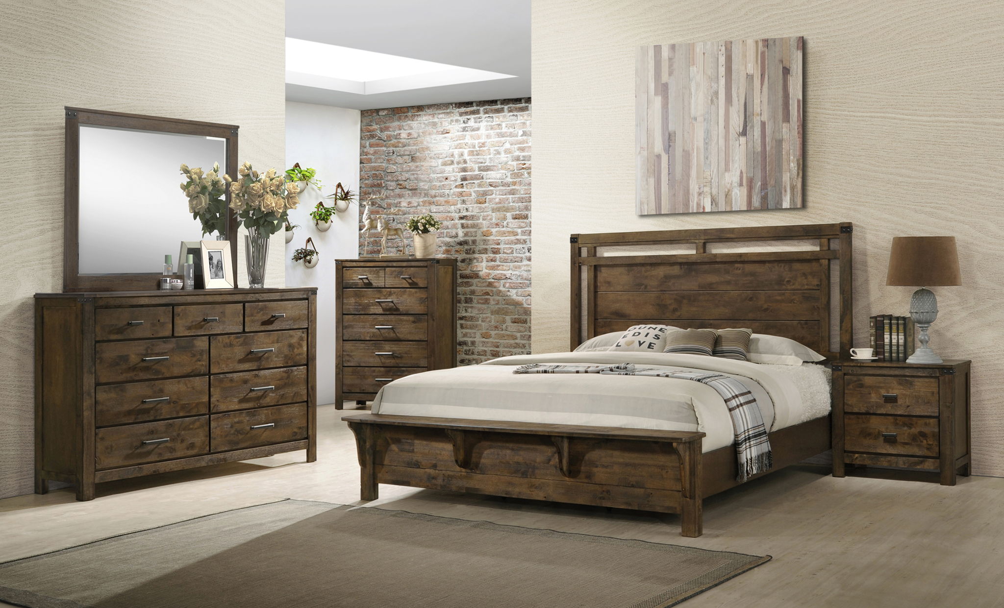 Curtis - Panel Bed - Urban Living Furniture (Los Angeles, CA)