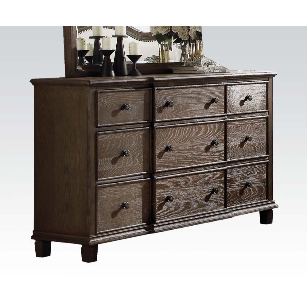 Baudouin - Dresser - Weathered Oak - Urban Living Furniture (Los Angeles, CA)