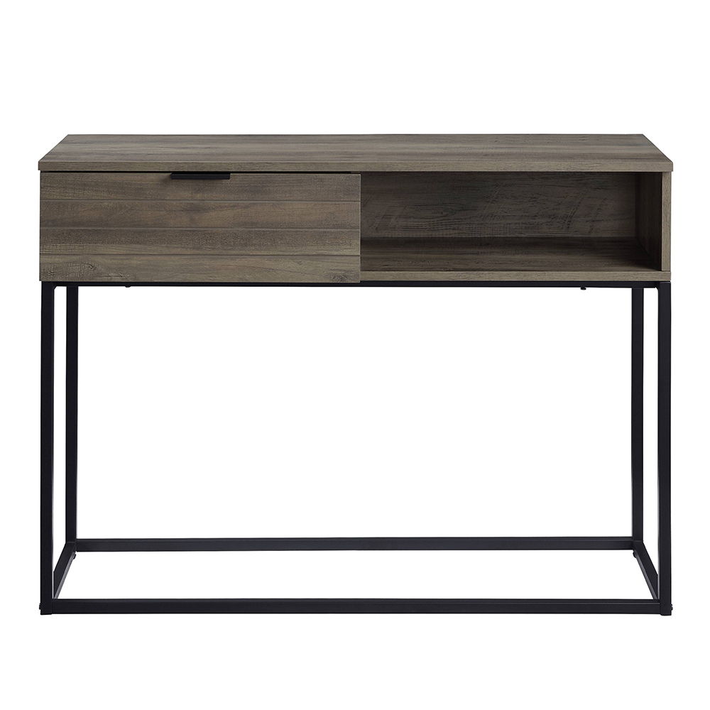 Galeno - Writing Desk - Rustic Oak & Black - Urban Living Furniture (Los Angeles, CA)